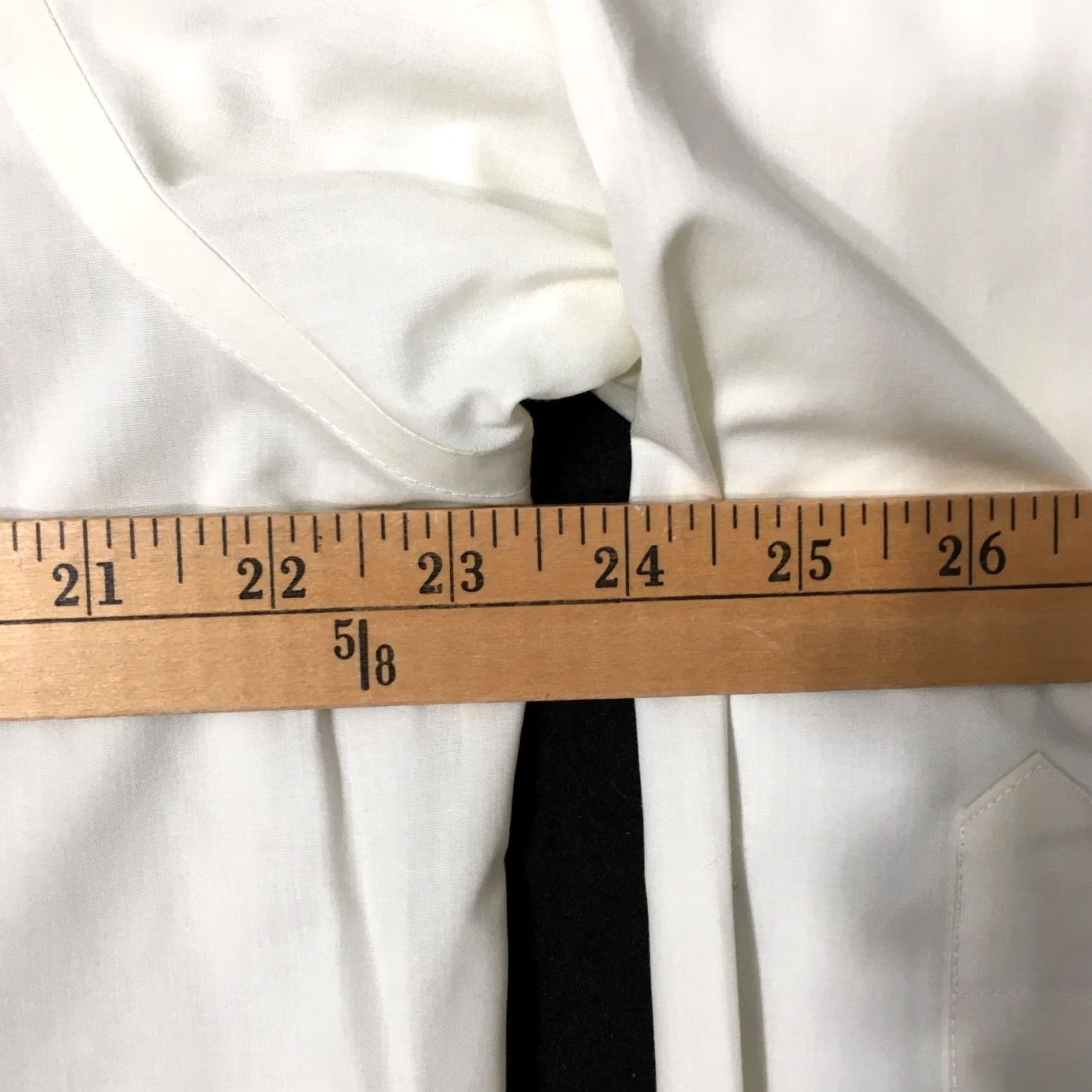 Stafford Stafford Dress Shirt Mens 16 32/33 cream beige Broadcloth STAIN Wrinkle Free Size 42R - 6 Thumbnail