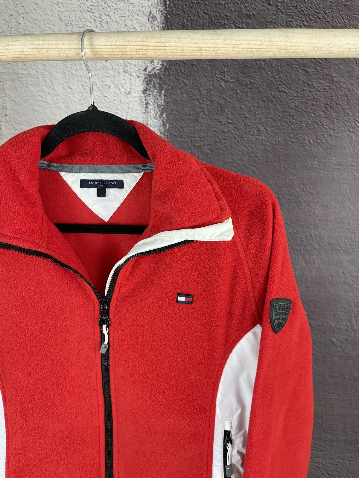 Tommy Hilfiger Tommy Hilfiger Ski line full zip fleece pullover jacket Size L / US 10 / IT 46 - 4 Thumbnail