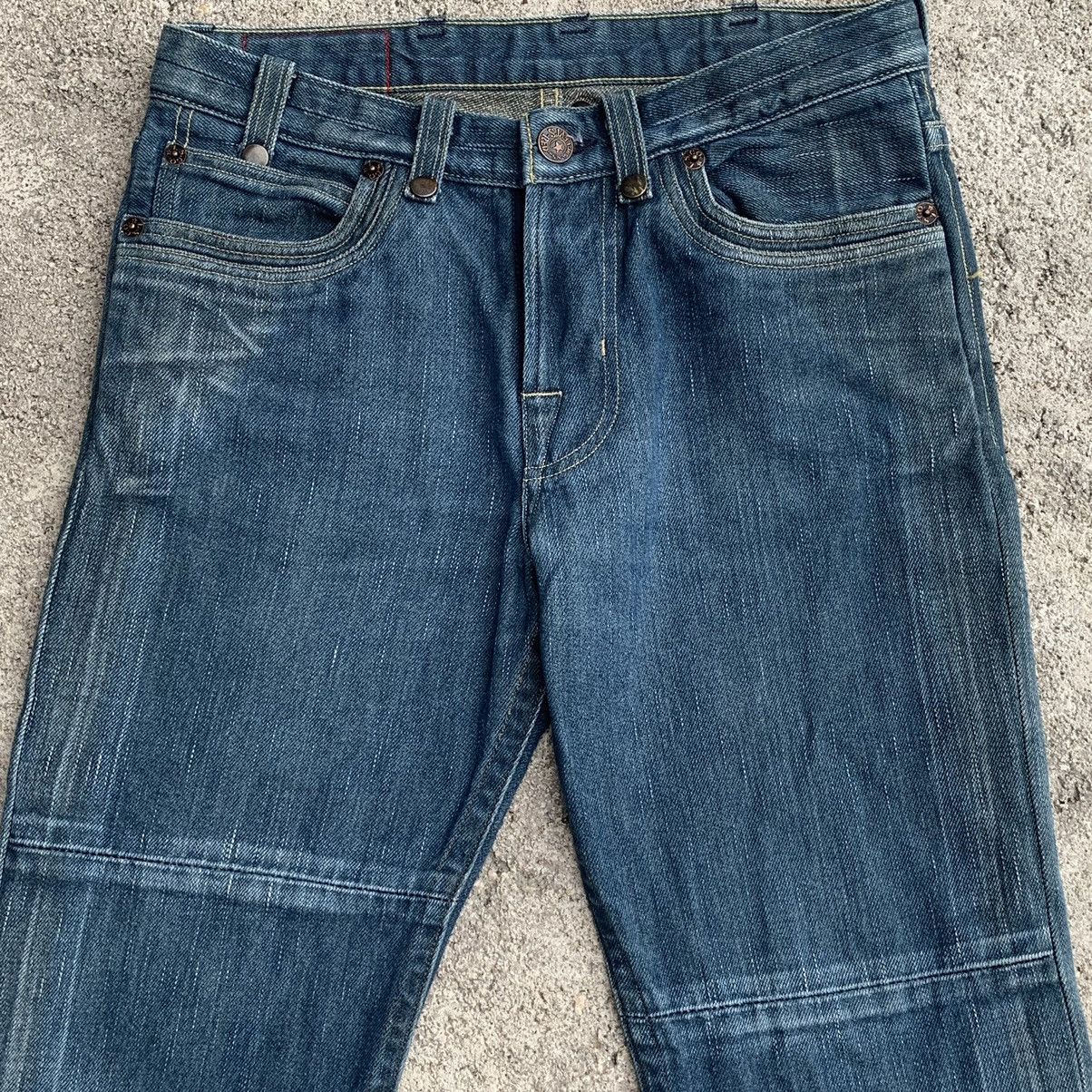 Levi's Vintage Y2K Levis Red CDG Style Thick Denim Jeans W30 Size US 30 / EU 46 - 3 Thumbnail