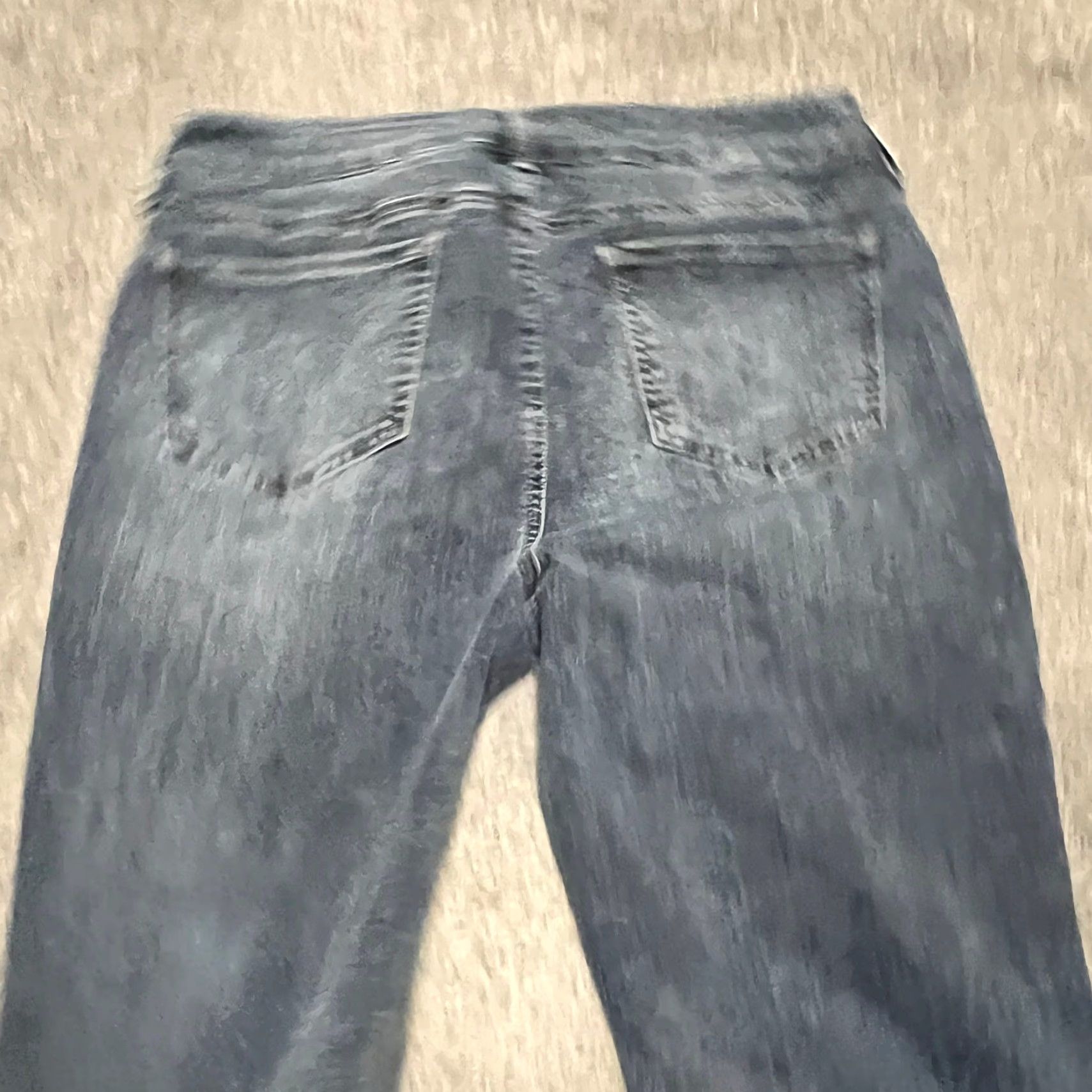 NYDJ NYDJ Jeans Womens 14 Tall Marilyn Straight High Rise Crop Blue 34x26 Tall Womens Jeans Size 36" / US 14 / IT 50 - 4 Thumbnail