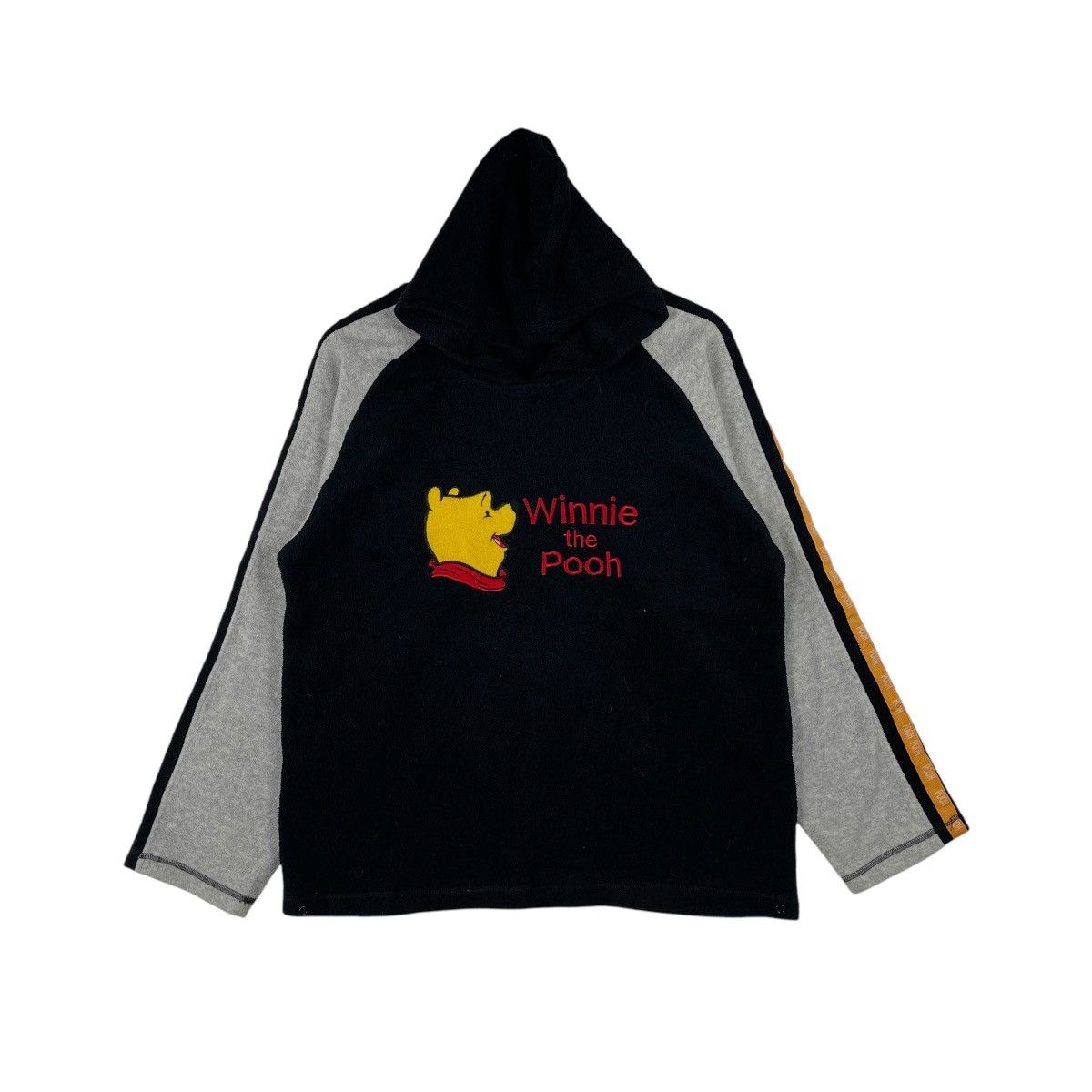 Disney × Vintage Vintage Winnie The Pooh Fleece Hoodie Pullover Sweatshirt Size US L / EU 52-54 / 3 - 1 Thumbnail