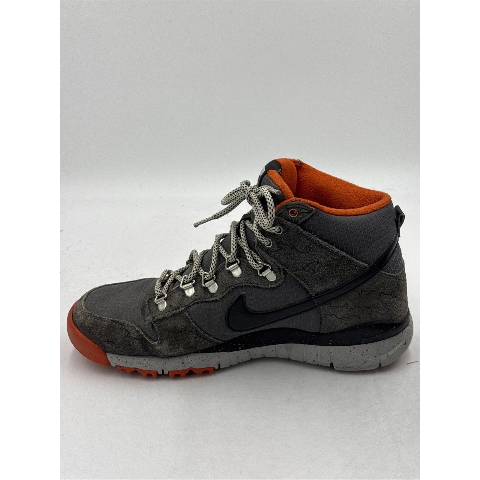 Nike Size 10 - Poler x Nike Dunk OMS High Dark Grey Orange Size US 10 / EU 43 - 7 Thumbnail