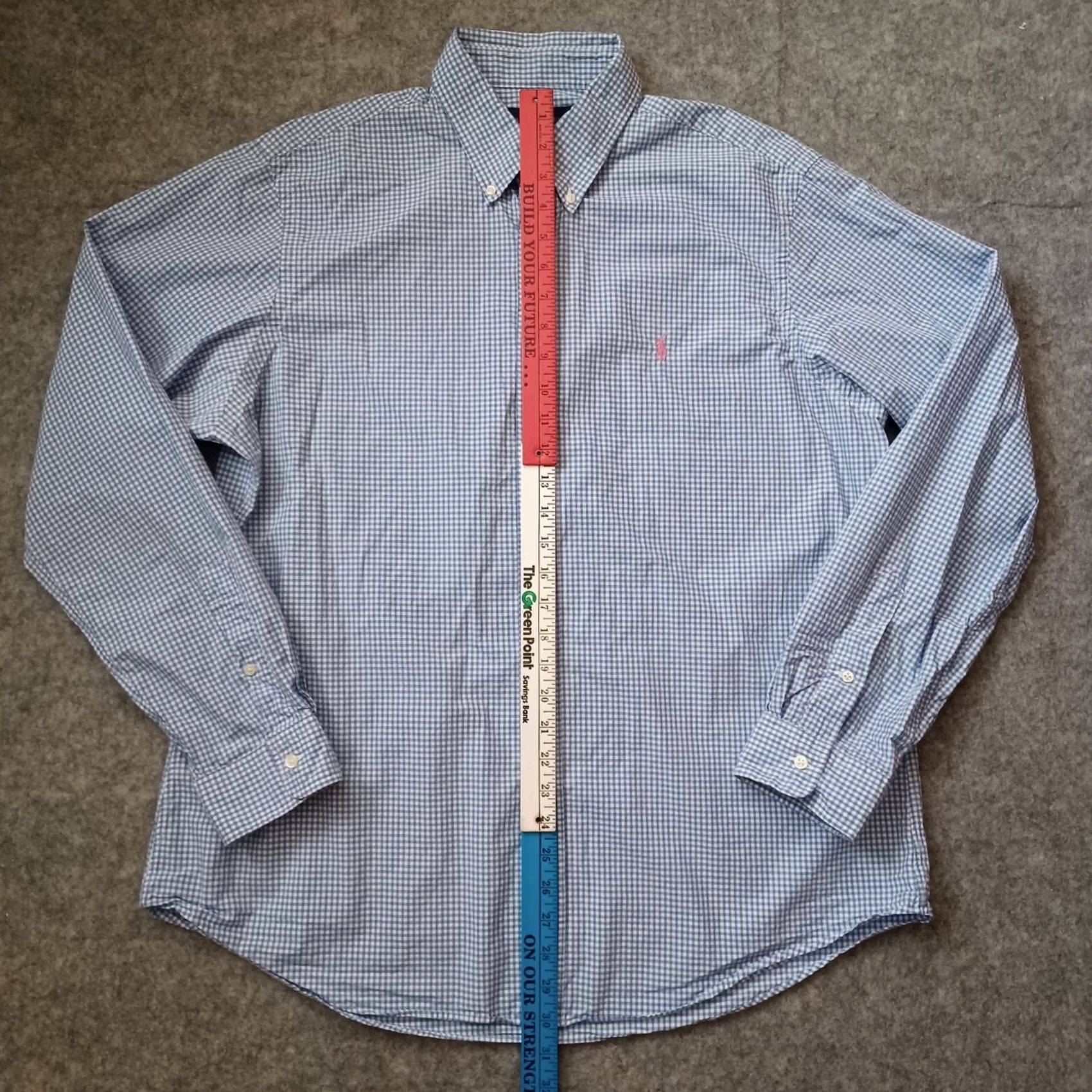 Ralph Lauren Ralph Lauren Shirt Mens XL Blue Check Button-Down Long Sleeve Casual Size US XL / EU 56 / 4 - 7 Thumbnail