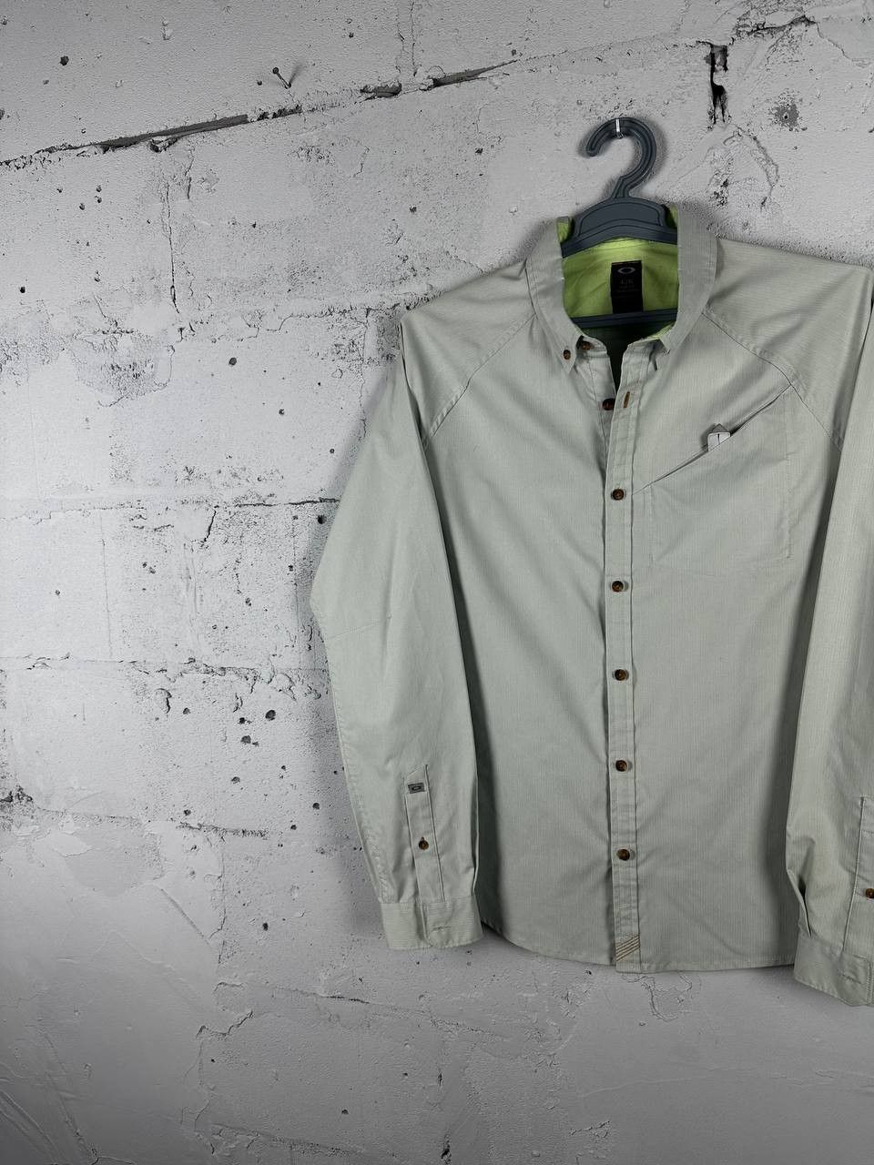 Oakley Oakley Iconic Button Up Tech Over Shirt Mint Size L Size US L / EU 52-54 / 3 - 2 Thumbnail