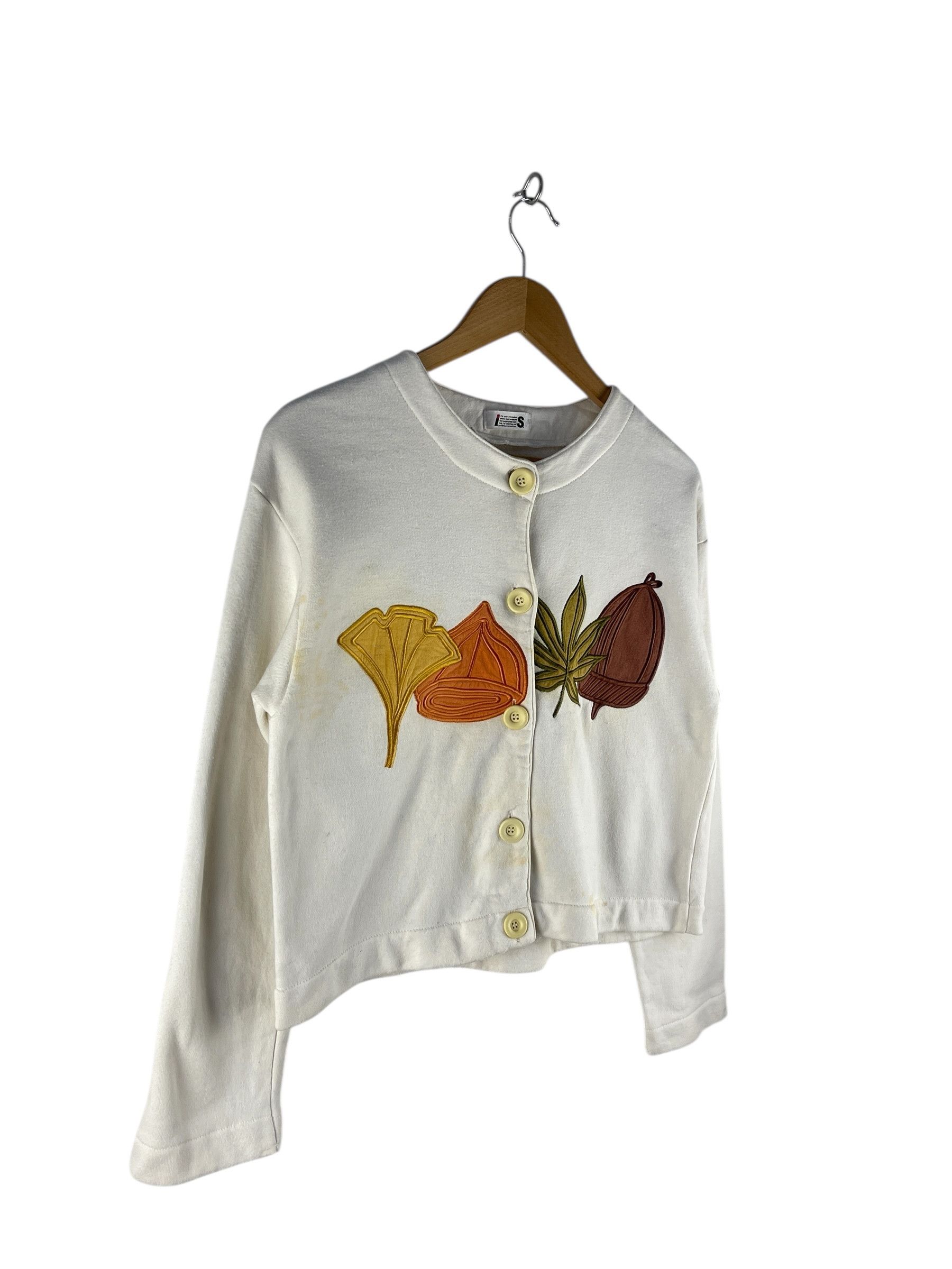 Issey Miyake Issey Miyake Leaf and Acorn Knitted Cardigan Size S / US 4 / IT 40 - 4 Thumbnail