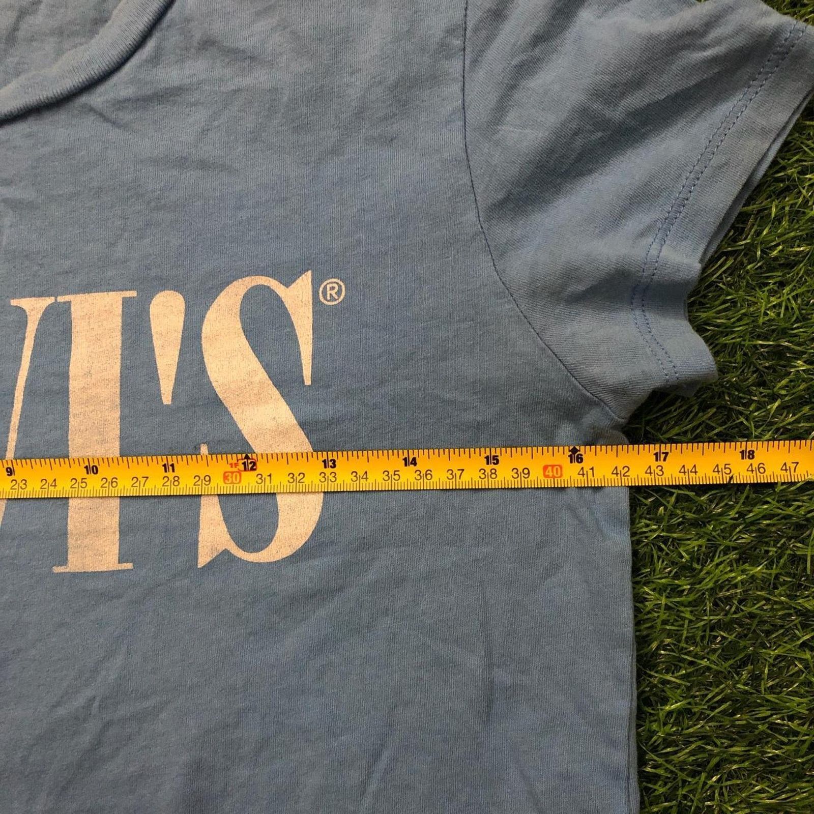 Levi's Women’s Light Blue Levi’s Graphic Logo Short Sleeve Tee Size XS / US 0-2 / IT 36-38 - 4 Thumbnail