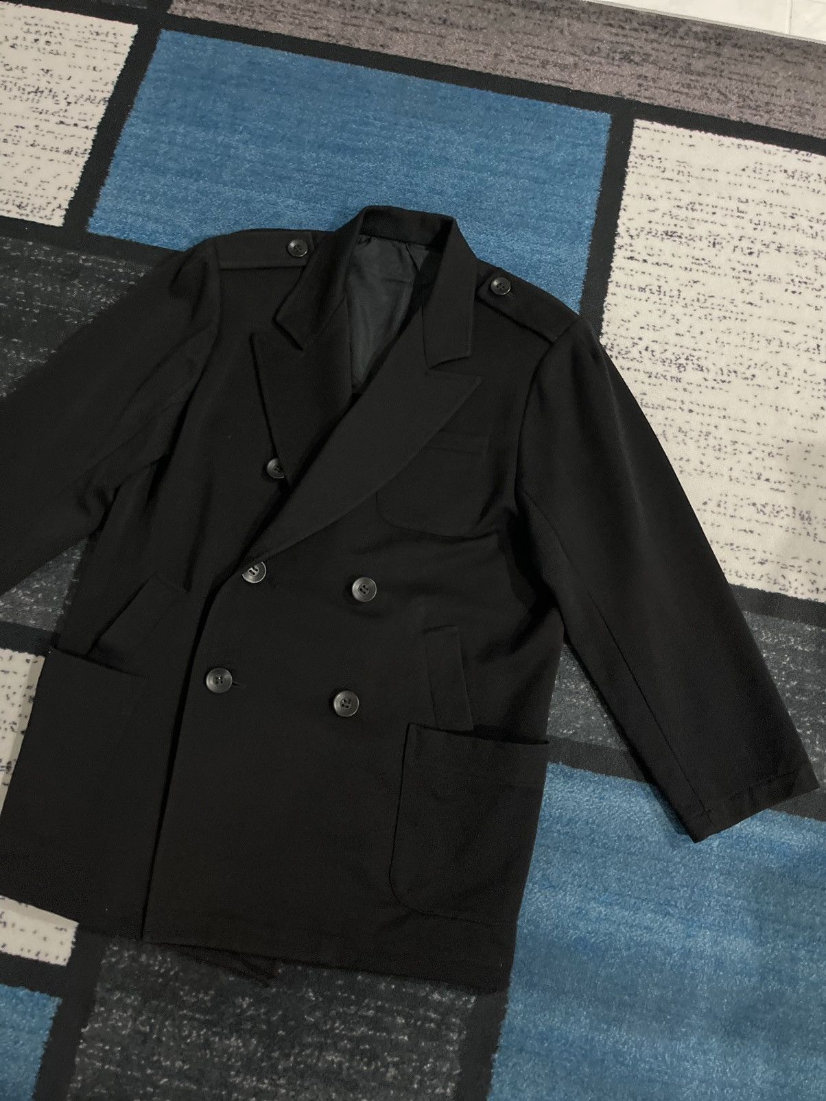 Yohji Yamamoto 📌Binding Now📌Y’s Yohji yamamoto double breasted wool jacket Size US L / EU 52-54 / 3 - 4 Thumbnail