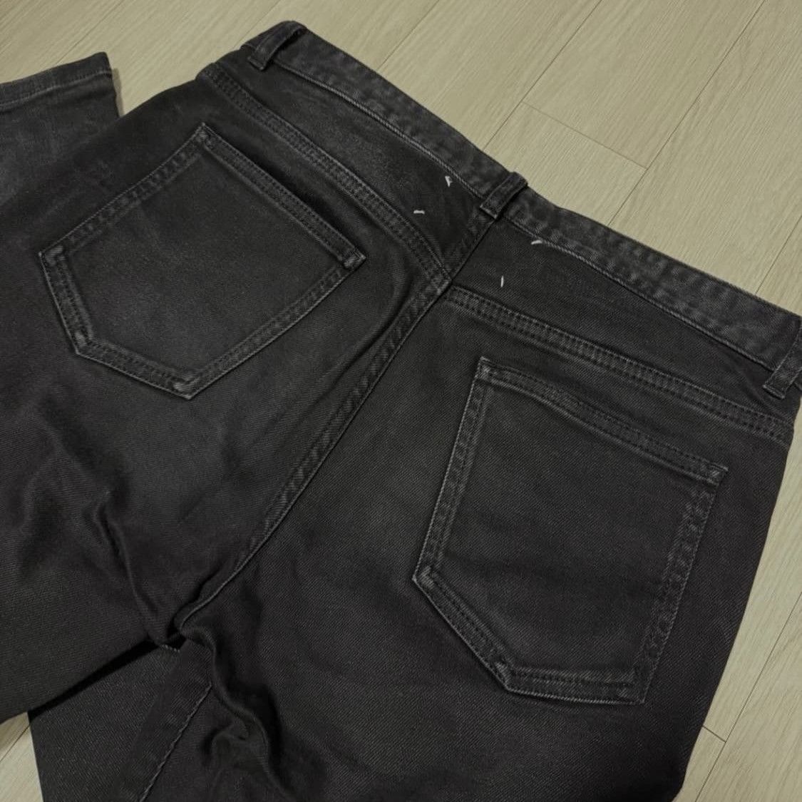 Maison Margiela Maison Margiela Black Denim Jeans Size US 29 - 1 Thumbnail