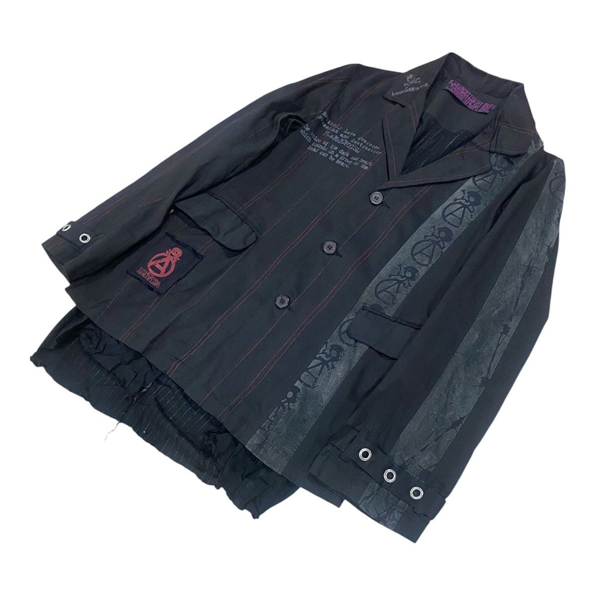 If Six Was Nine H.Anarchyism Plus H.Naoto Punk Skull Cotton Jacket Size US S / EU 44-46 / 1 - 5 Thumbnail