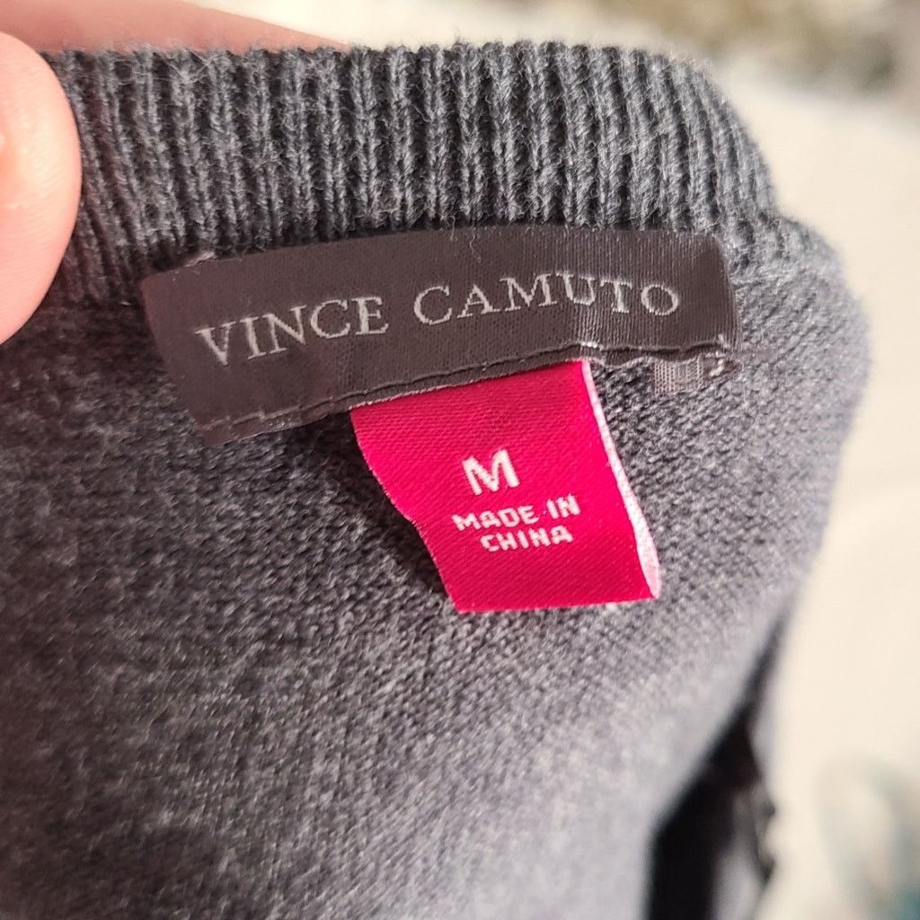 Vince Camuto Vince Camuto faux layered gray knit sweater size medium Size M / US 6-8 / IT 42-44 - 7 Thumbnail