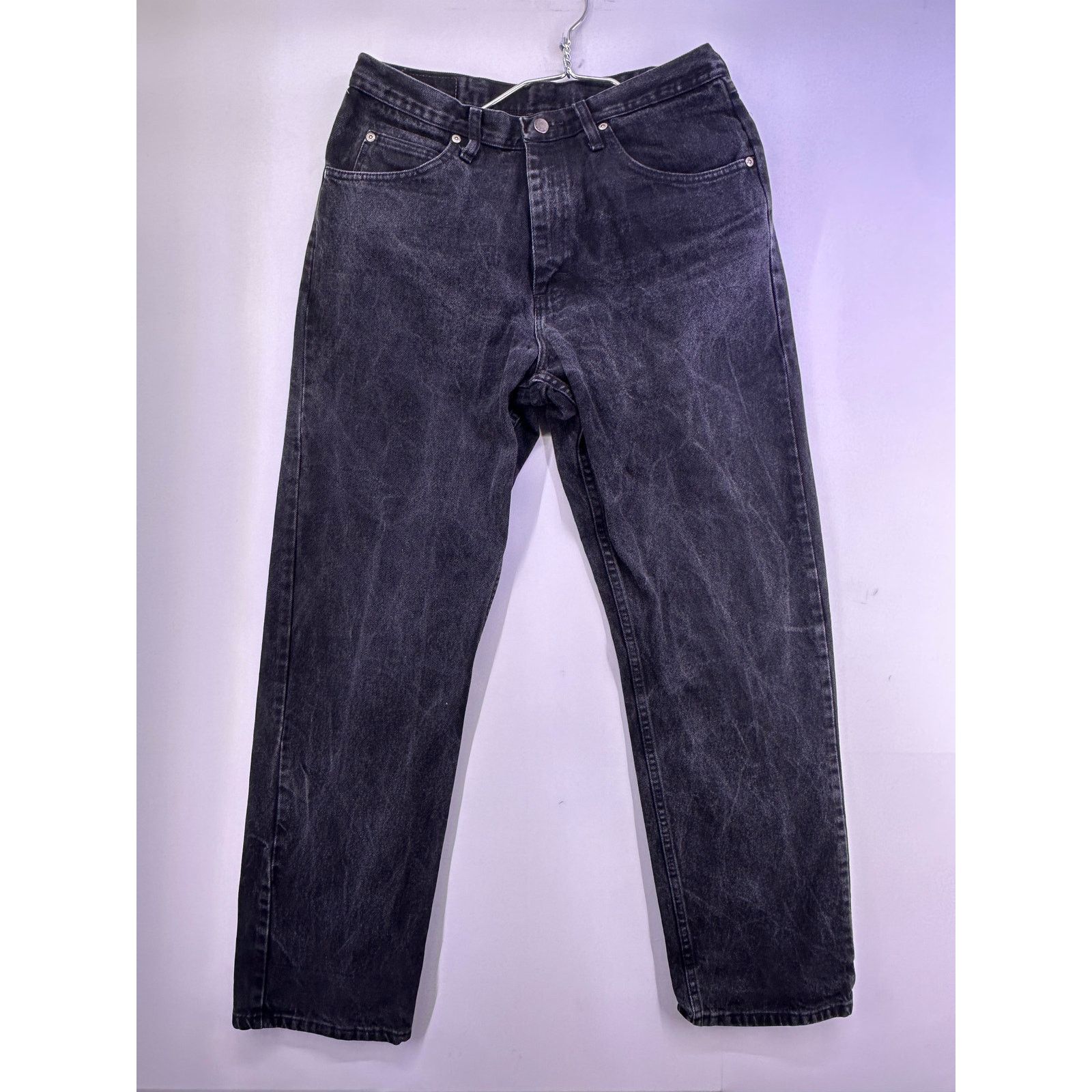 Wrangler Vintage Wrangler Black Smoked Relaxed Jeans Size 34/32 Size US 34 / EU 50 - 2 Thumbnail