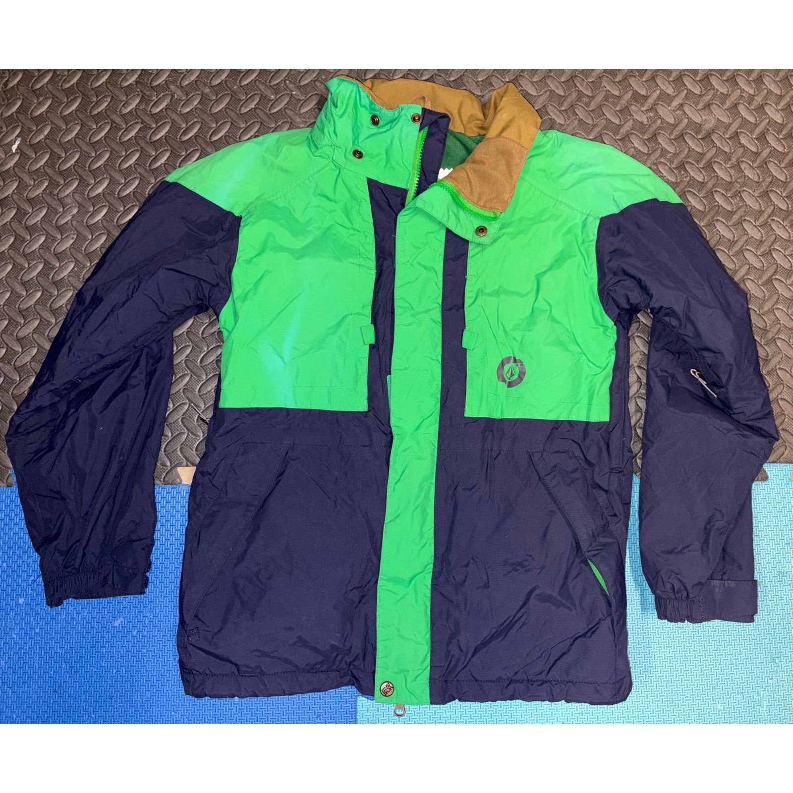 Volcom Volcom snow y2k big youth large boys green v line science Size L / US 10 / IT 46 - 1 Thumbnail