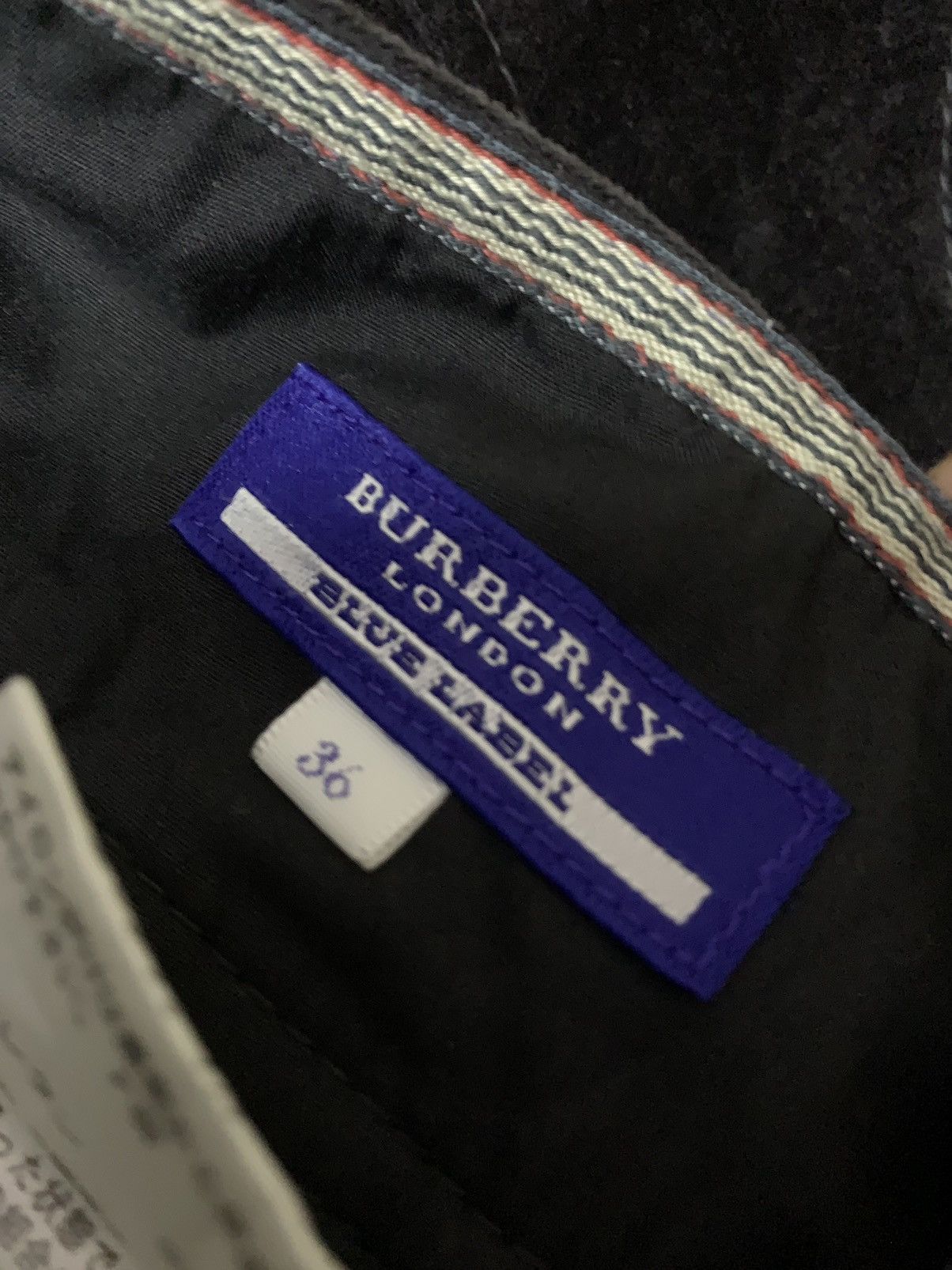 Burberry Burberry Blue Lebel Velvet Cargo Skirt Size 27" / US 4 / IT 40 - 8 Thumbnail