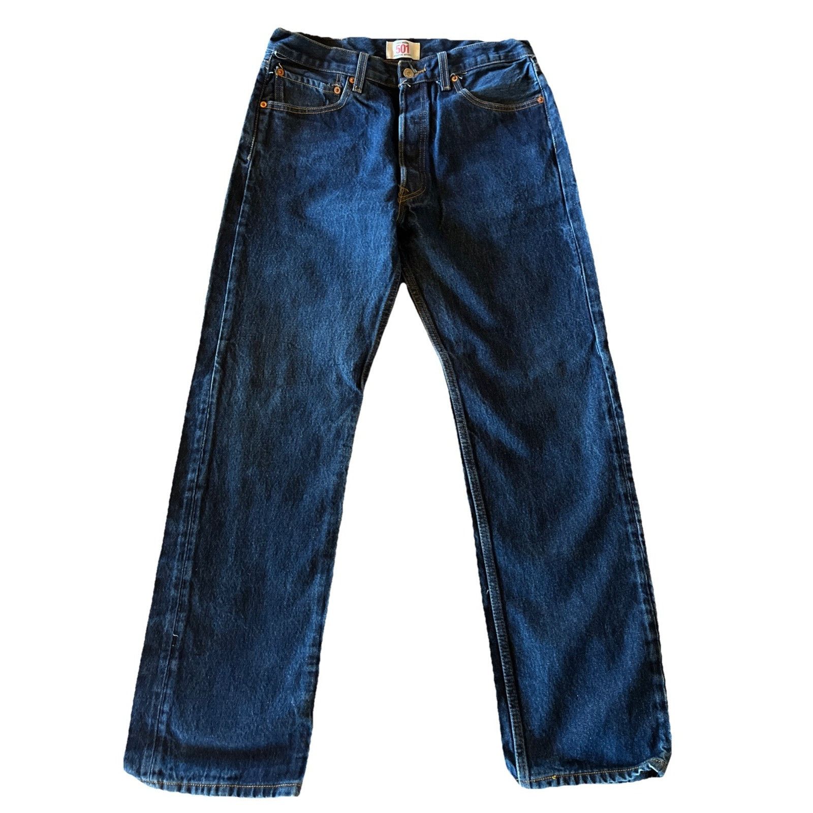 Levi's Vtg Levis 501xx Jeans Blue Denim Button Med Wash Mens 32x31 Size US 32 / EU 48 - 1 Thumbnail