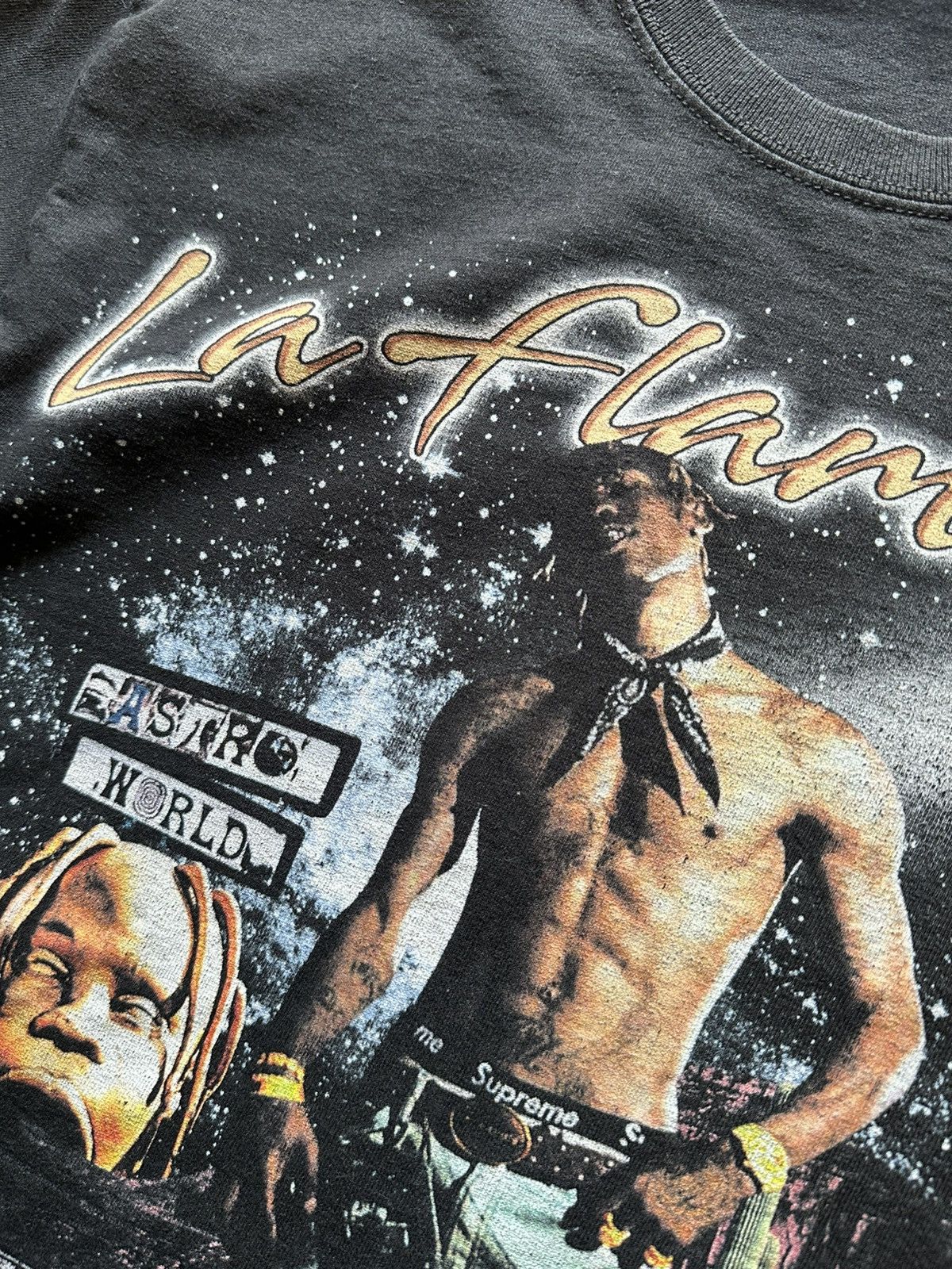 Travis Scott Mens Vintage Travis Scott T-shirt rare tee rap size M Size US M / EU 48-50 / 2 - 5 Thumbnail