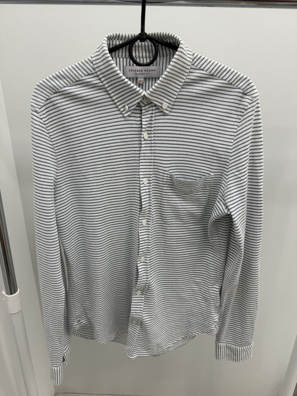 Orlebar Brown Orlebar Brown Cotton Sriped Oxford Shirts Size US S / EU 44-46 / 1 - 1 Thumbnail