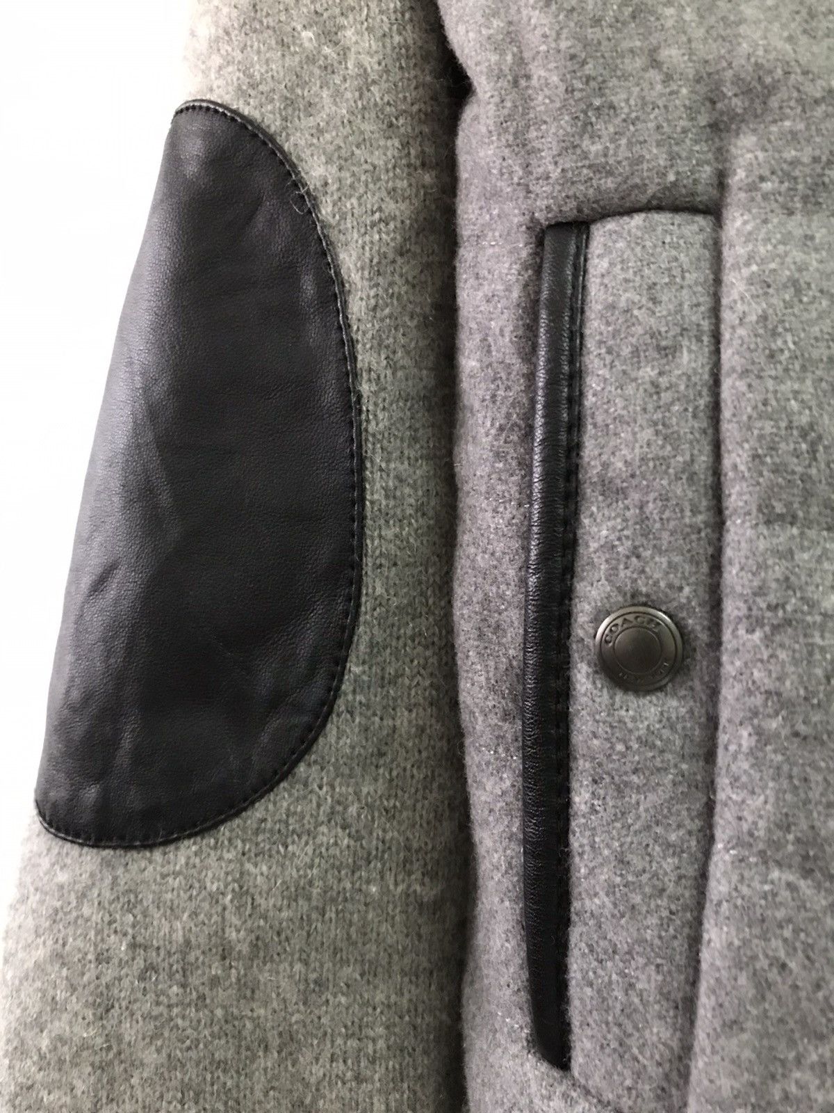 Coach Wool Zip Hooded Sweater
