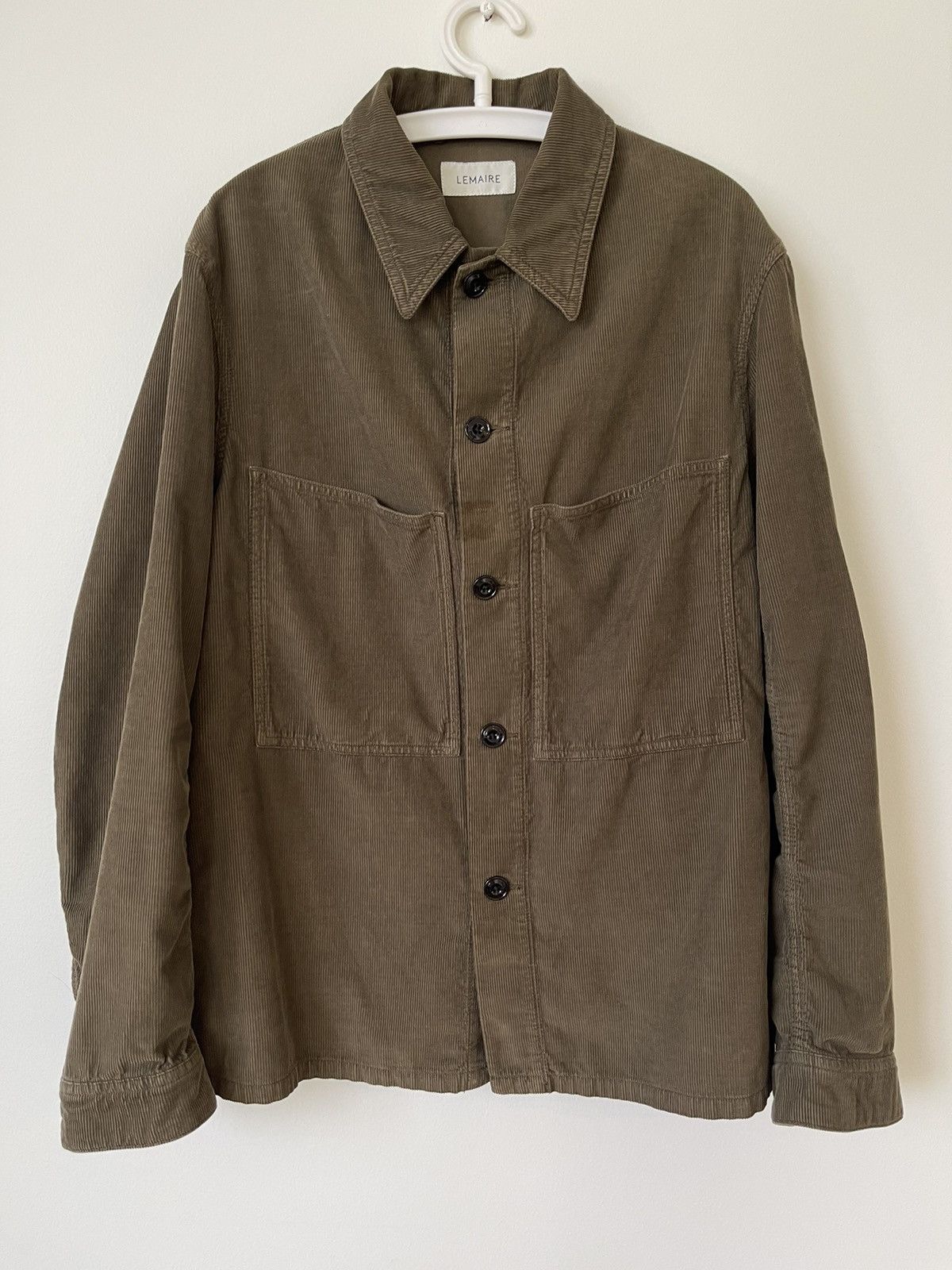 LEMAIRE Long Sleeved Corduroy Overshirt