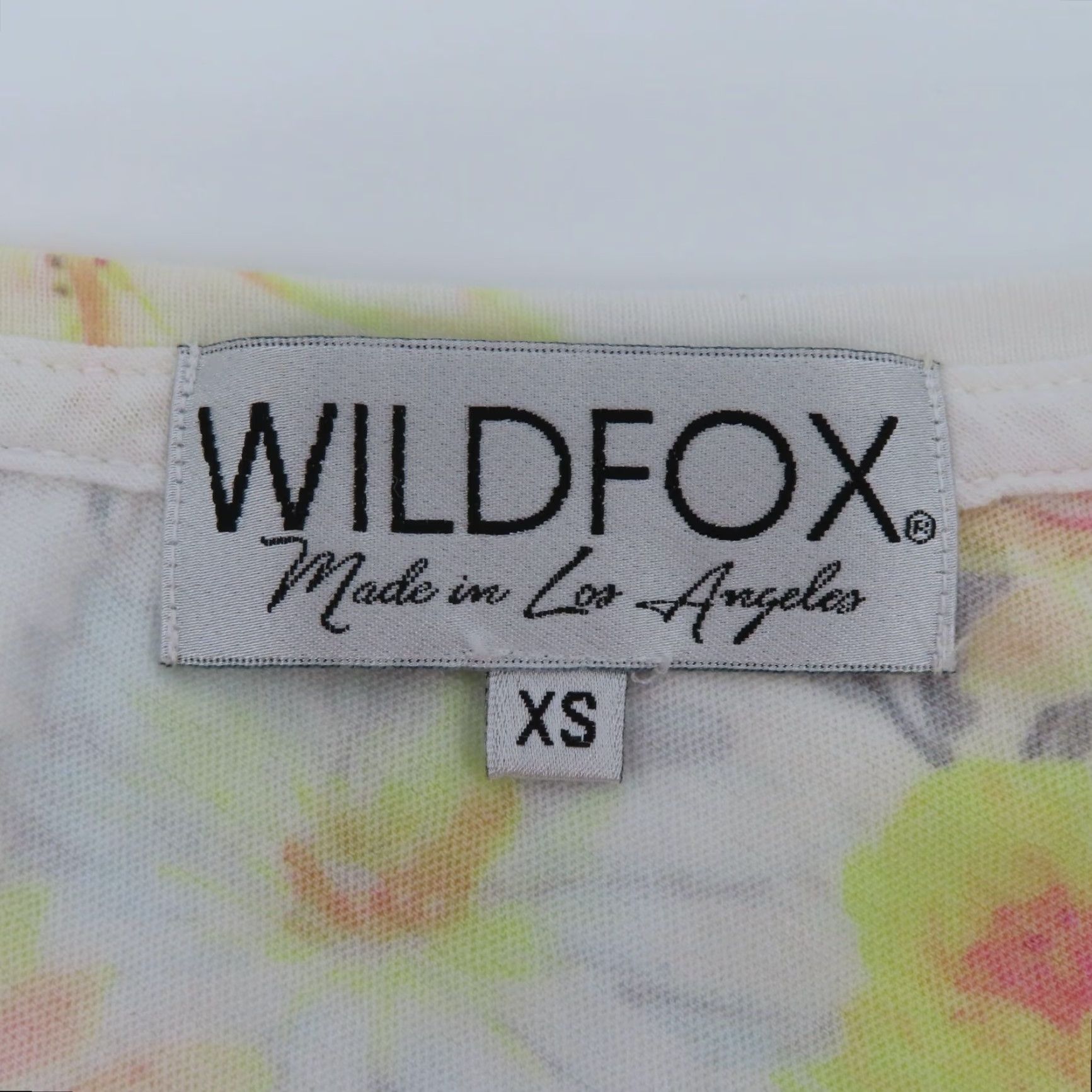 Wildfox Wildfox Shirt Women XS So Cliche Floral Rose Yellow Blue Top Size XS / US 0-2 / IT 36-38 - 7 Thumbnail