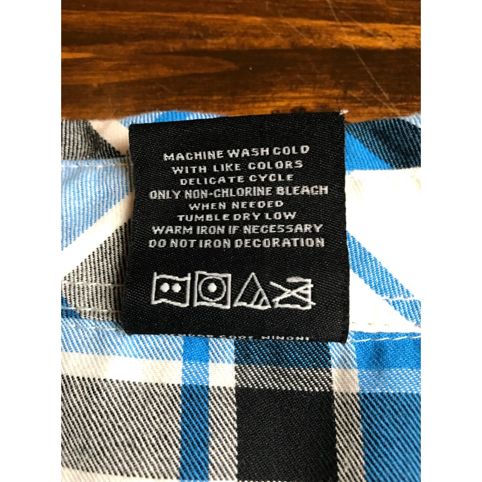 Enyce VINTAGE Enyce Shirt Mens L White Blue Black Plaid Button Up Sean Combs Flaps Size US L / EU 52-54 / 3 - 6 Thumbnail