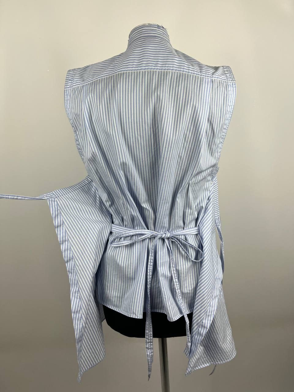 Helmut Lang Helmut Lang Striped Cotton Sleeveless Shirt Blouse Size S / US 4 / IT 40 - 4 Thumbnail