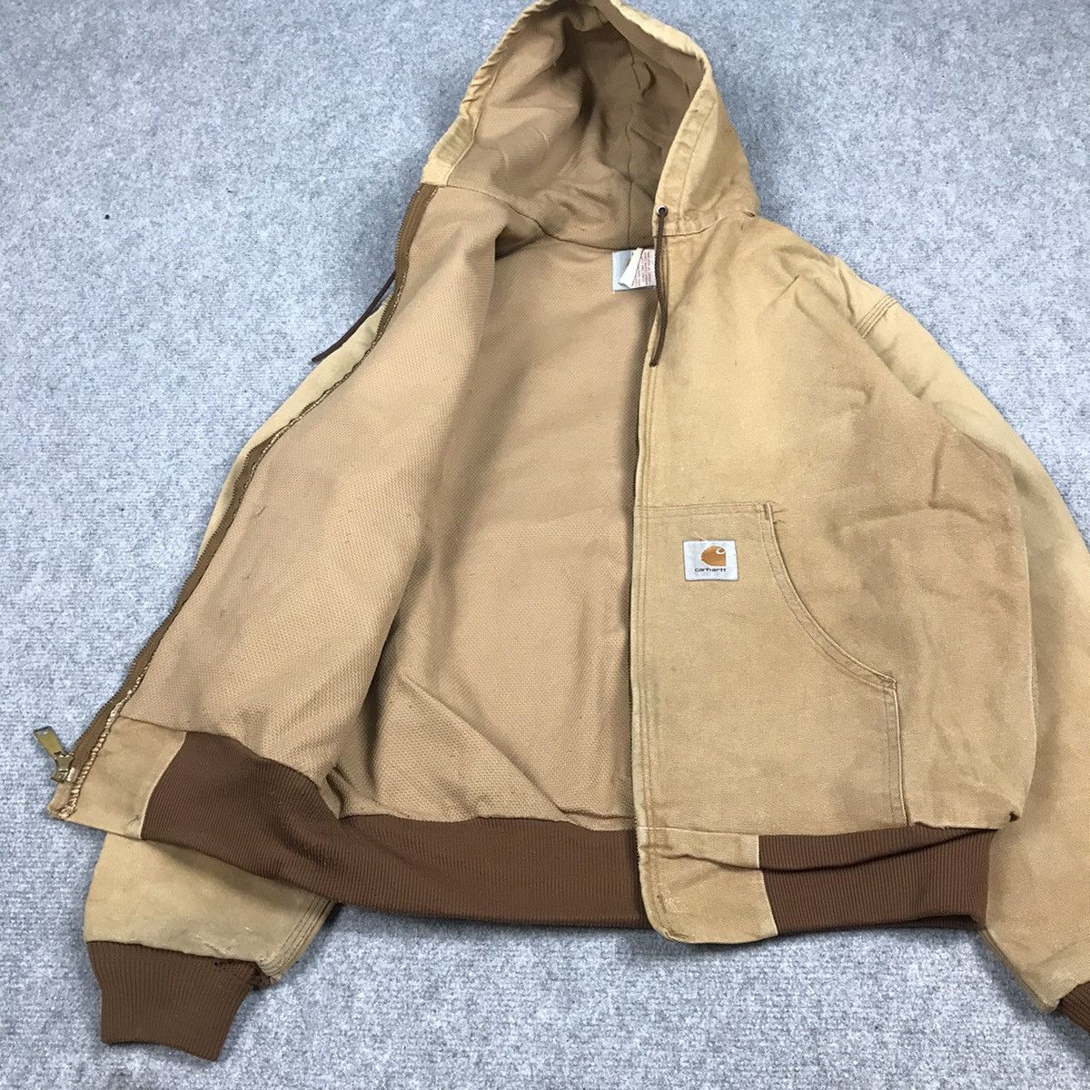 Carhartt × Vintage CARHARTT FADED ZIPPER HOODIE JACKET Size US M / EU 48-50 / 2 - 8 Thumbnail