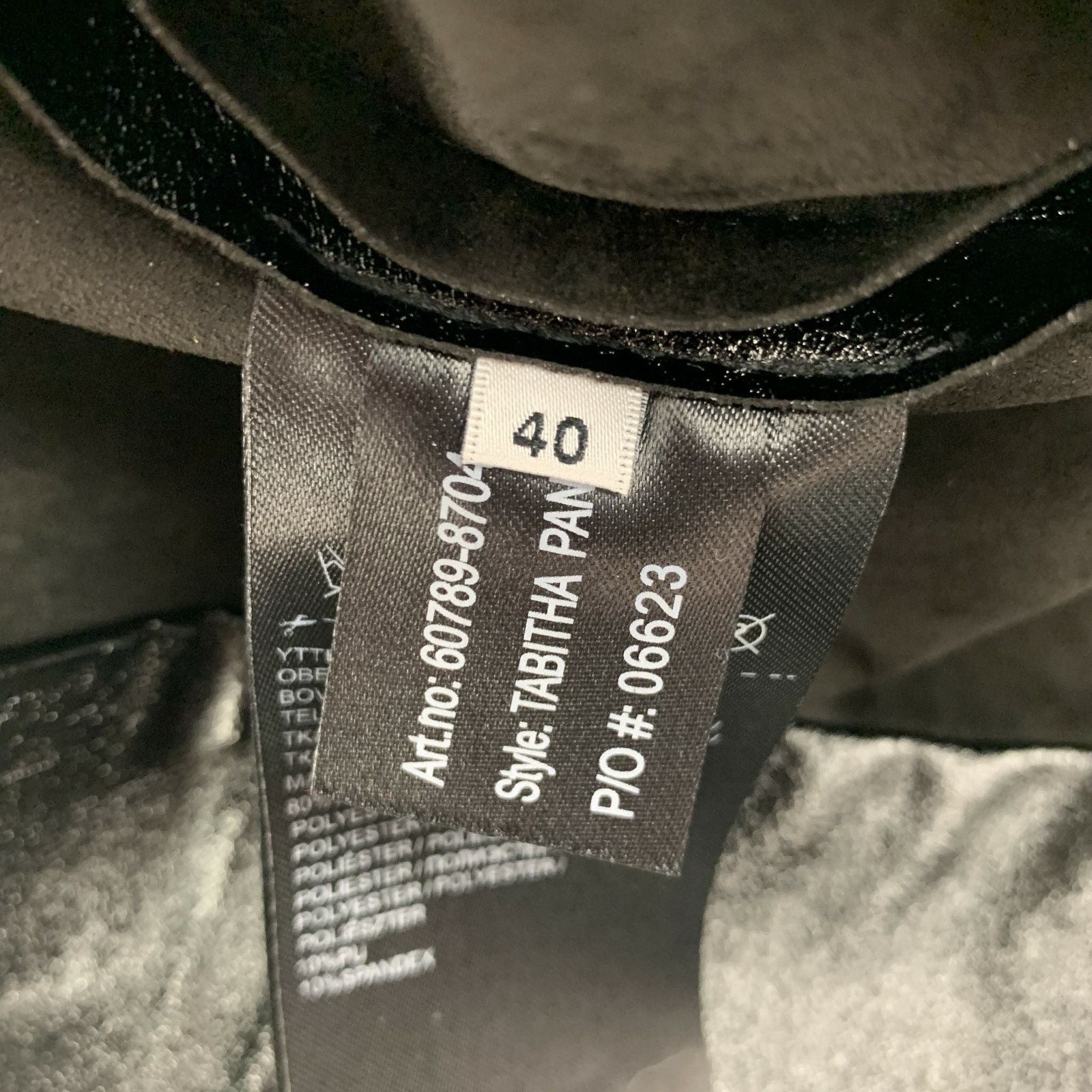 STAND STUDIO STAND STUDIO Tabitha Black Faux Leather Ankle Zips Leggings Size 27" / US 4 / IT 40 - 5 Thumbnail