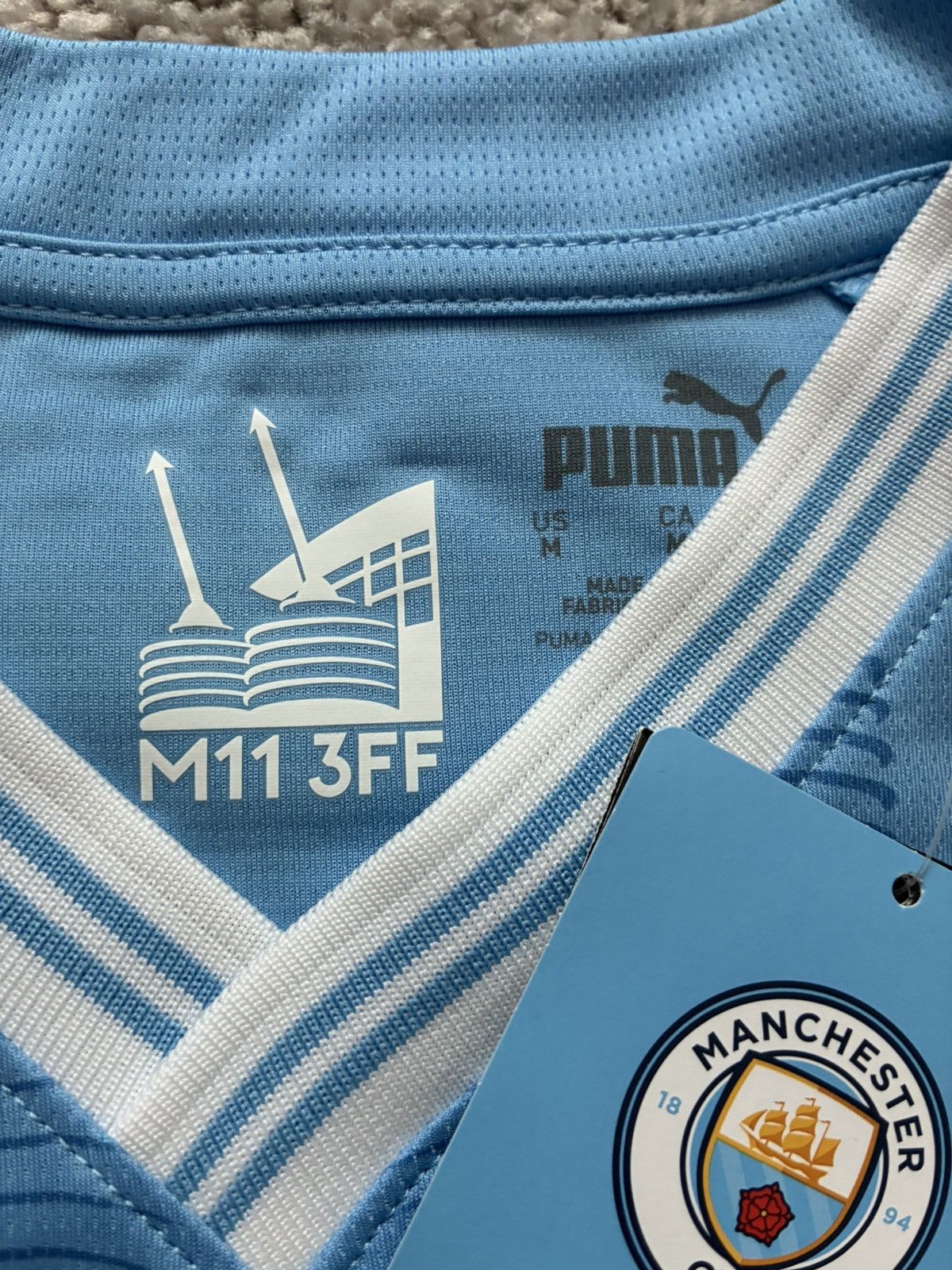 Puma 2023/2024 Manchester City Home Kit Size US M / EU 48-50 / 2 - 5 Thumbnail