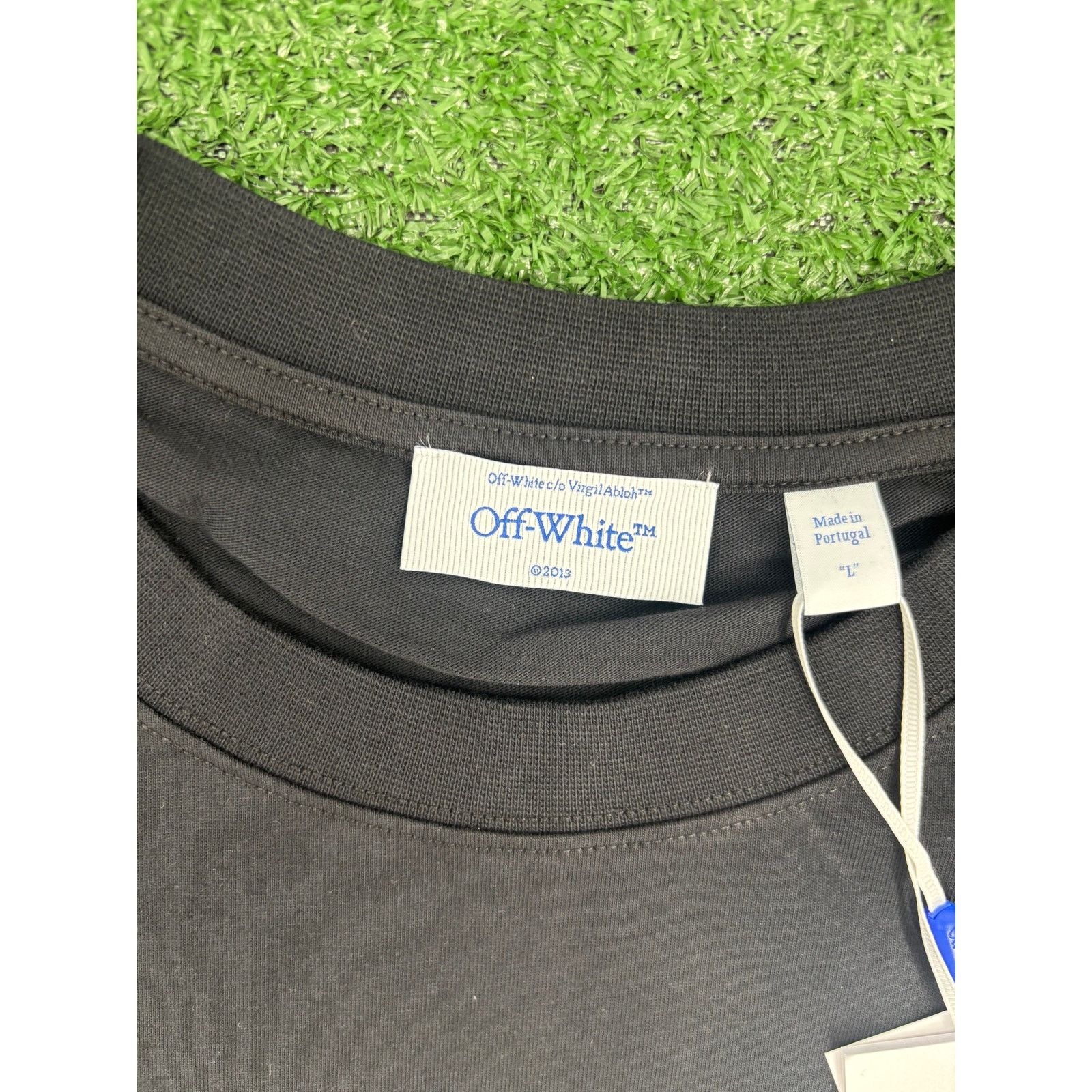 Off-White OFF-WHITE "Cryst Croco Logo" Slim Fit Black T-Shirt Size XXL Size US XXL / EU 58 / 5 - 2 Thumbnail