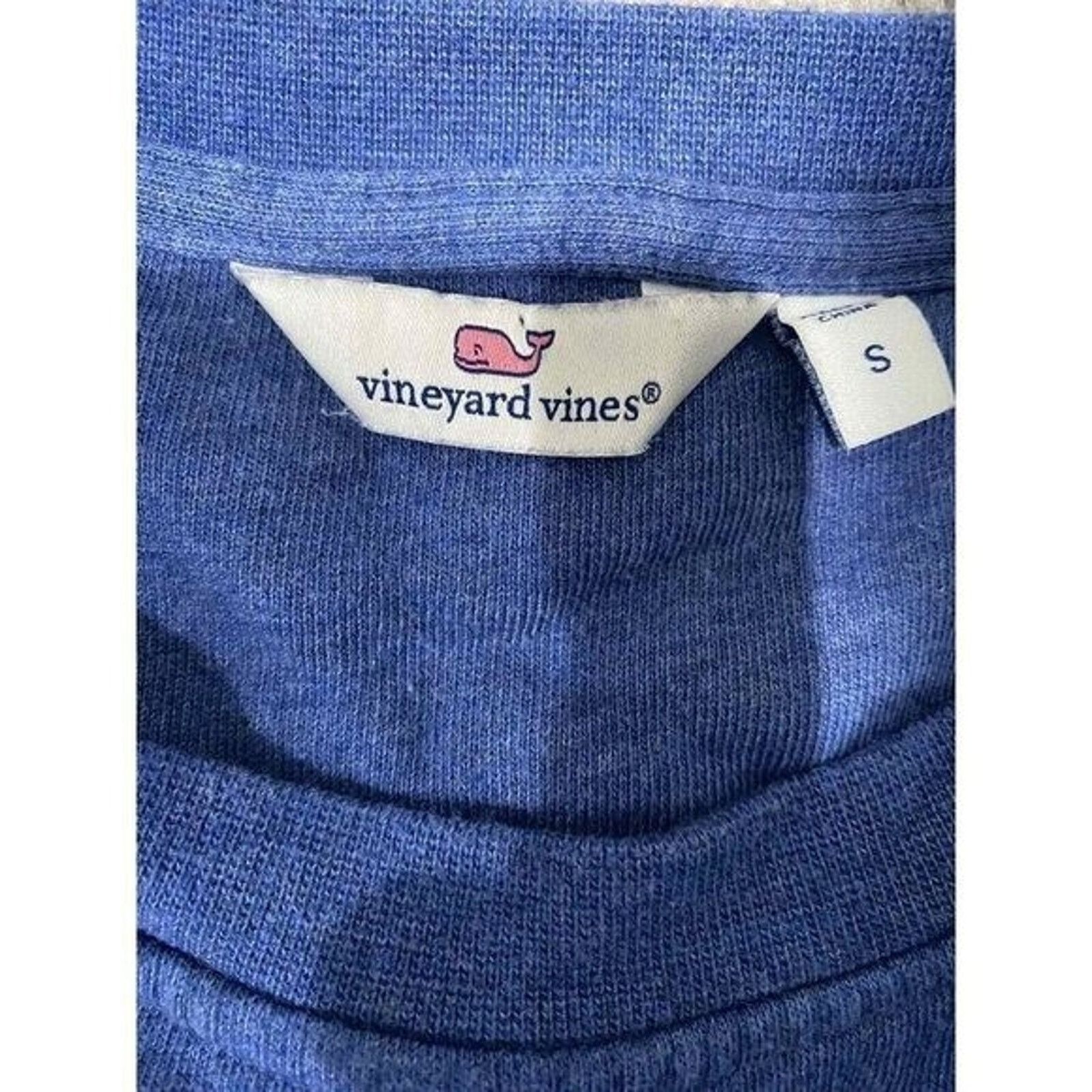Vineyard Vines Vineyard Vines Blue Crew Long Sleeve Sweater Size S A000845 Size S / US 4 / IT 40 - 4 Thumbnail