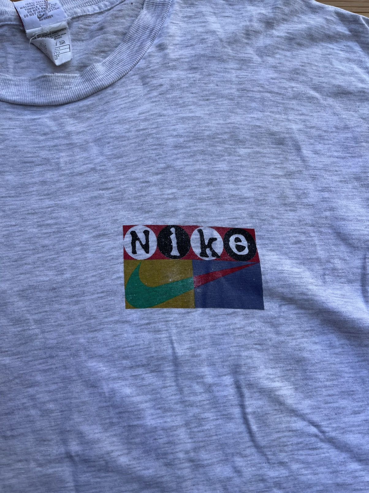 Nike Vintage 80s 90s Nike urban jungle distress t shirt Size US XL / EU 56 / 4 - 3 Thumbnail