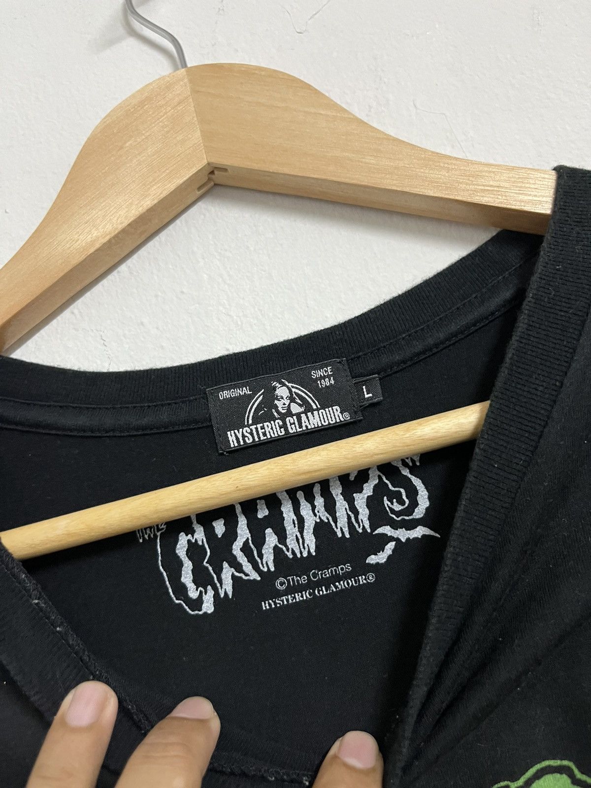 Hysteric Glamour 💥CRAZY HG X THE CRAMPS PUNK BAND Size US L / EU 52-54 / 3 - 6 Thumbnail