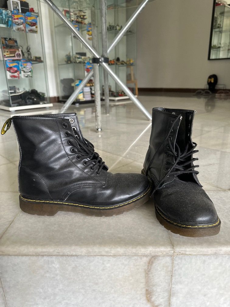 Dr. Martens Dr Martens Leather Boots AirWair Size US 11.5 / EU 44-45 - 3 Thumbnail