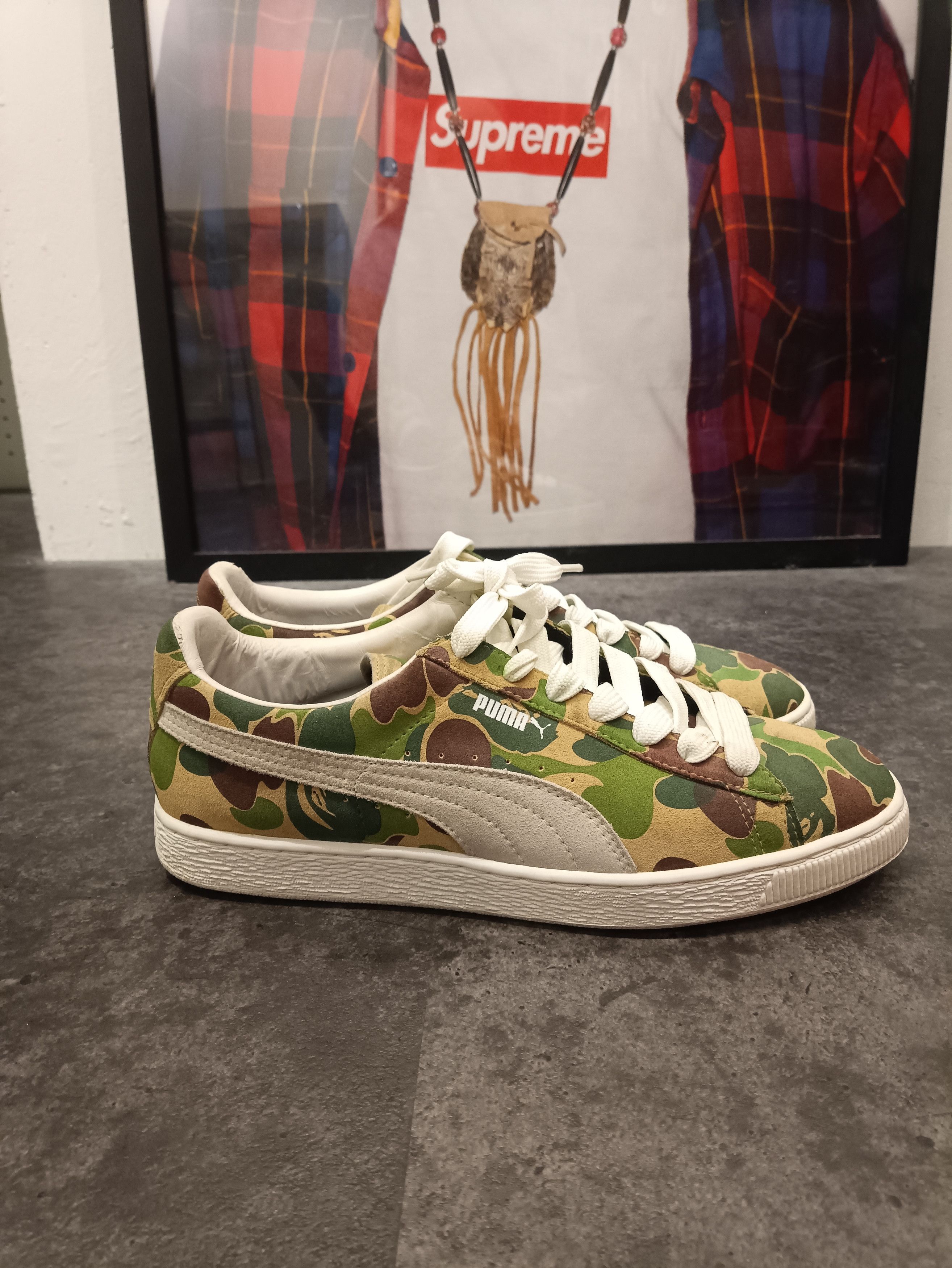 Bape × Puma Bape Puma Clyde Unreleased Sample Size US 11 / EU 44 - 6 Thumbnail