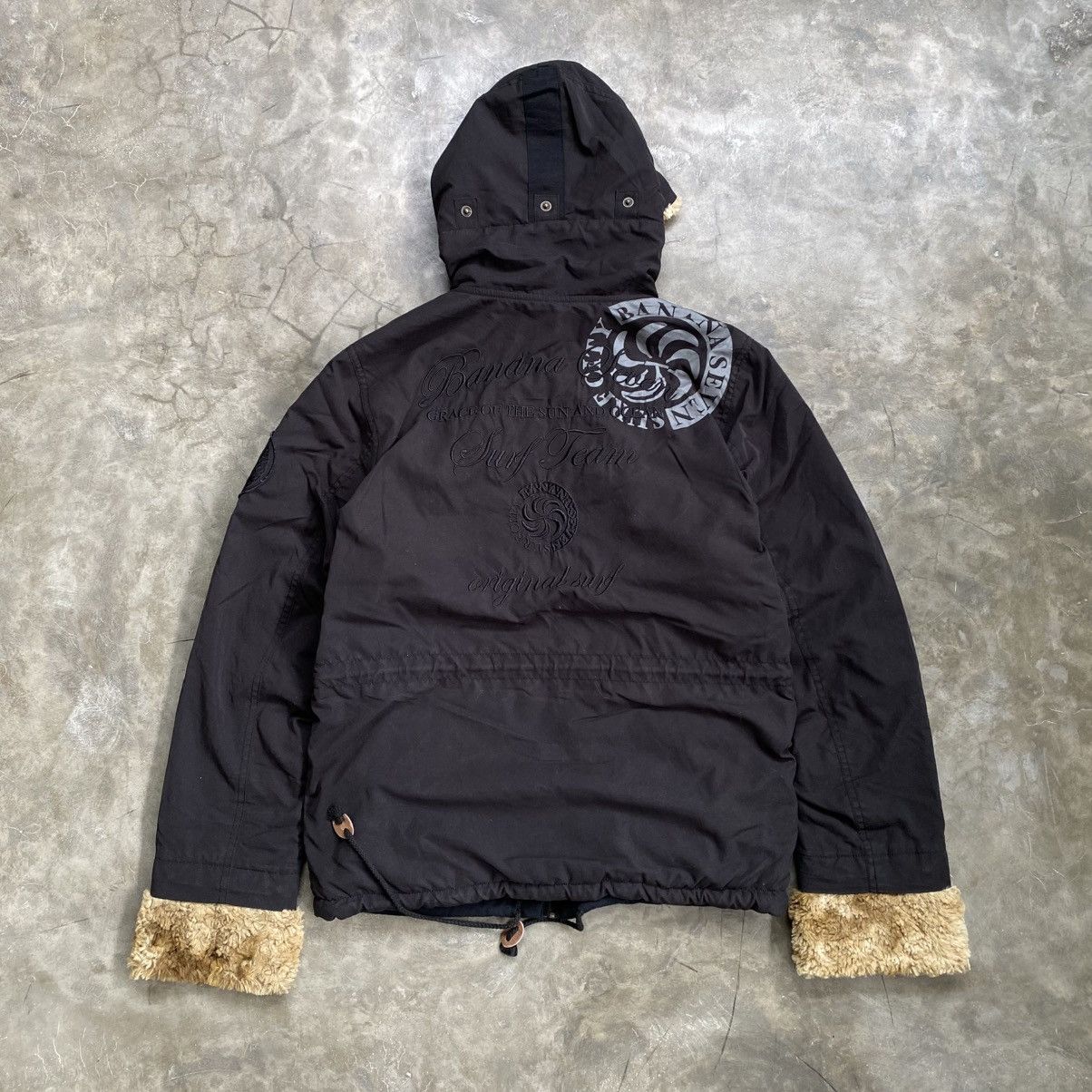 Japanese Brand 2000s Banana Seven Serpa Revisible Parka Jacket Size US M / EU 48-50 / 2 - 2 Thumbnail