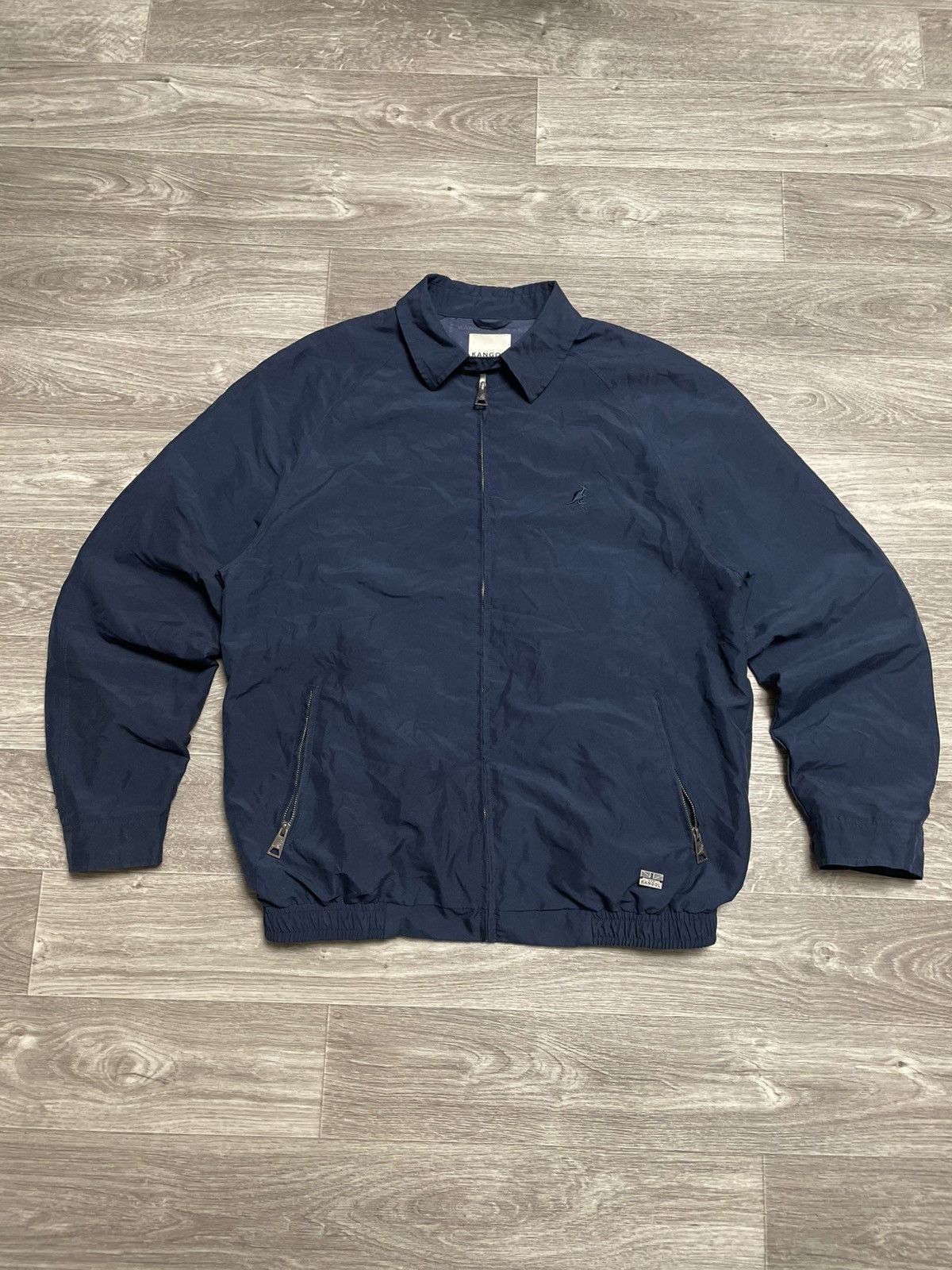 Kangol Vintage Kangol Navy Blue Light Jacket Overshirt 90s Size US M / EU 48-50 / 2 - 1 Thumbnail