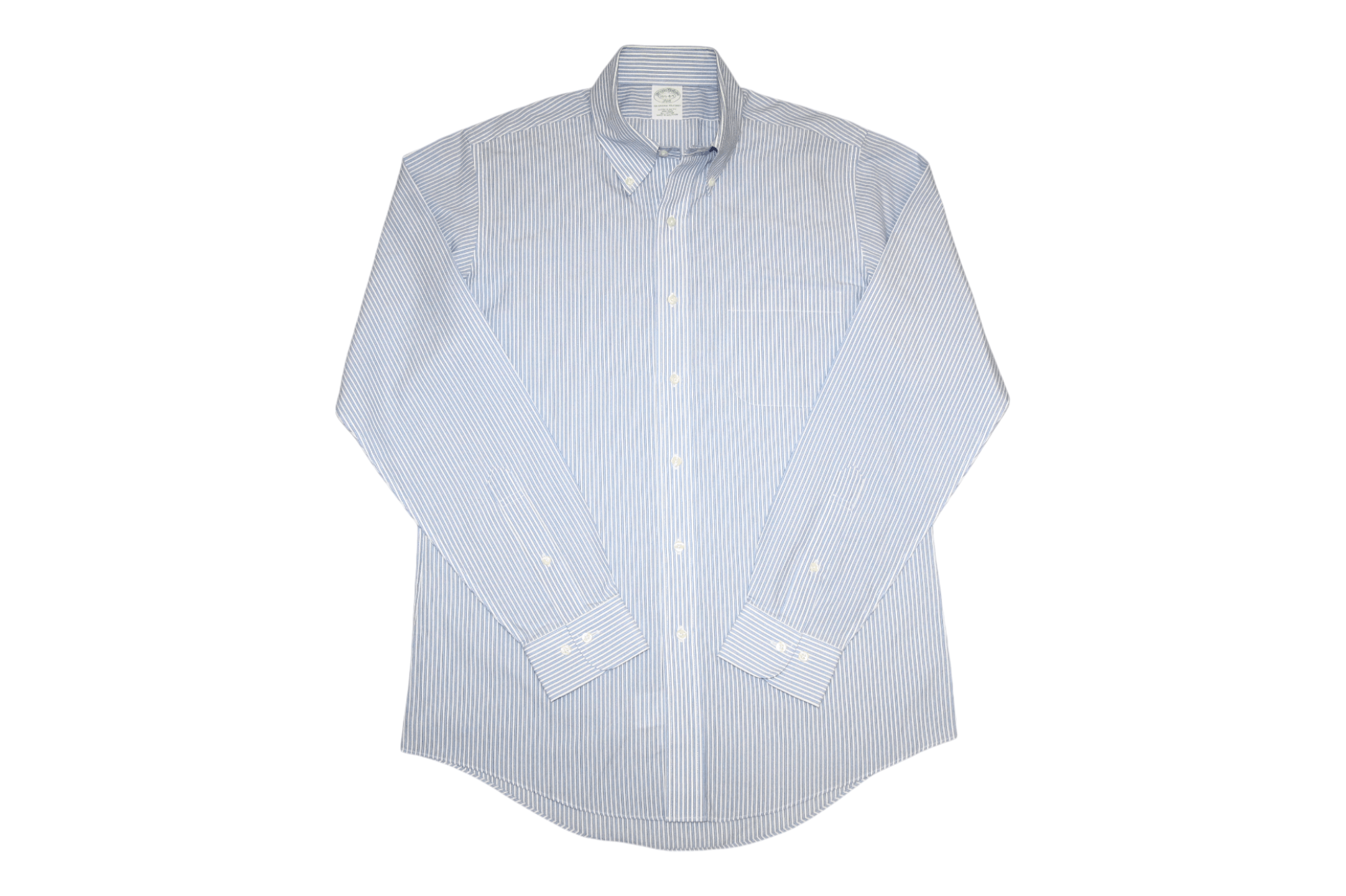 Brooks Brothers Brooks Brothers 346 Extra Slim Fit Non Iron Oxford Shirt Size US M / EU 48-50 / 2 - 1 Thumbnail