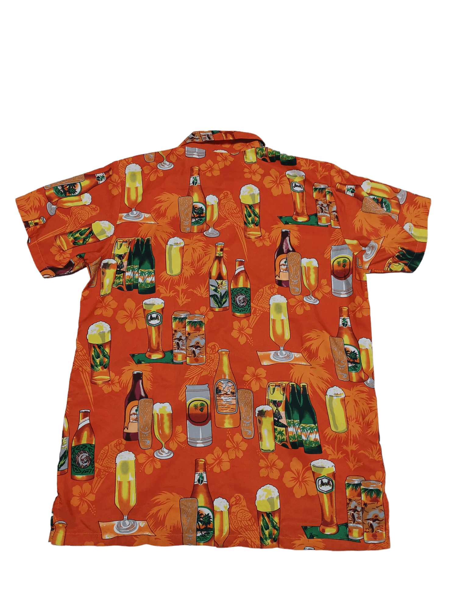 Other PRINTED ALL OVER CRAZY Y2K BOTTLES VINTAGE HAWAIIAN SHIRT Size US L / EU 52-54 / 3 - 2 Thumbnail