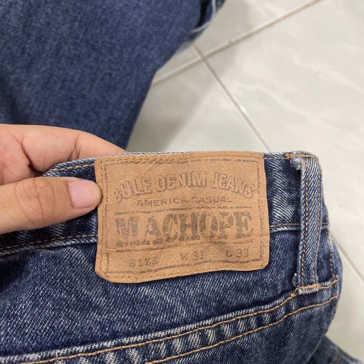 GOSTAR DE FUGA Blue Denim Jeans Machope Distressed Jeans Size US 30 / EU 46 - 15 Thumbnail