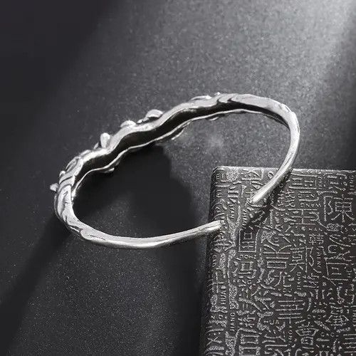 Jewelry × Vintage Retro Gothic Open Bracelet Size ONE SIZE - 2 Thumbnail