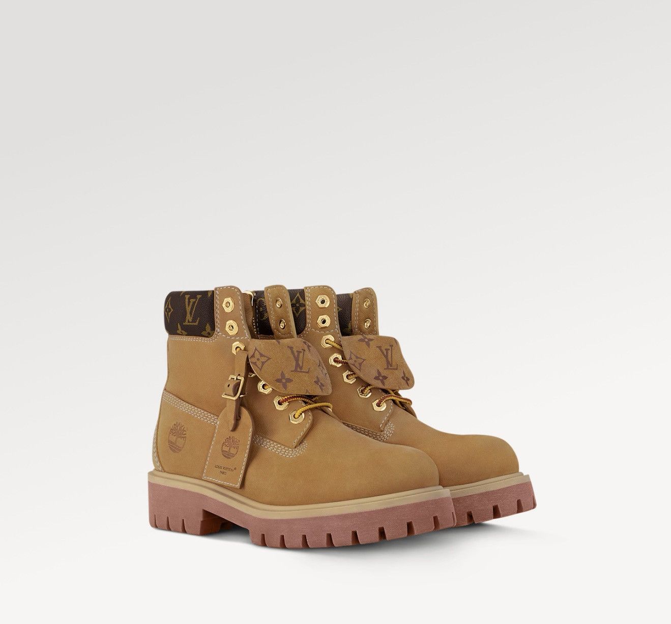 Louis Vuitton × Timberland LV x Timberland ankle boot Size US 9.5 / EU 42-43 - 4 Thumbnail
