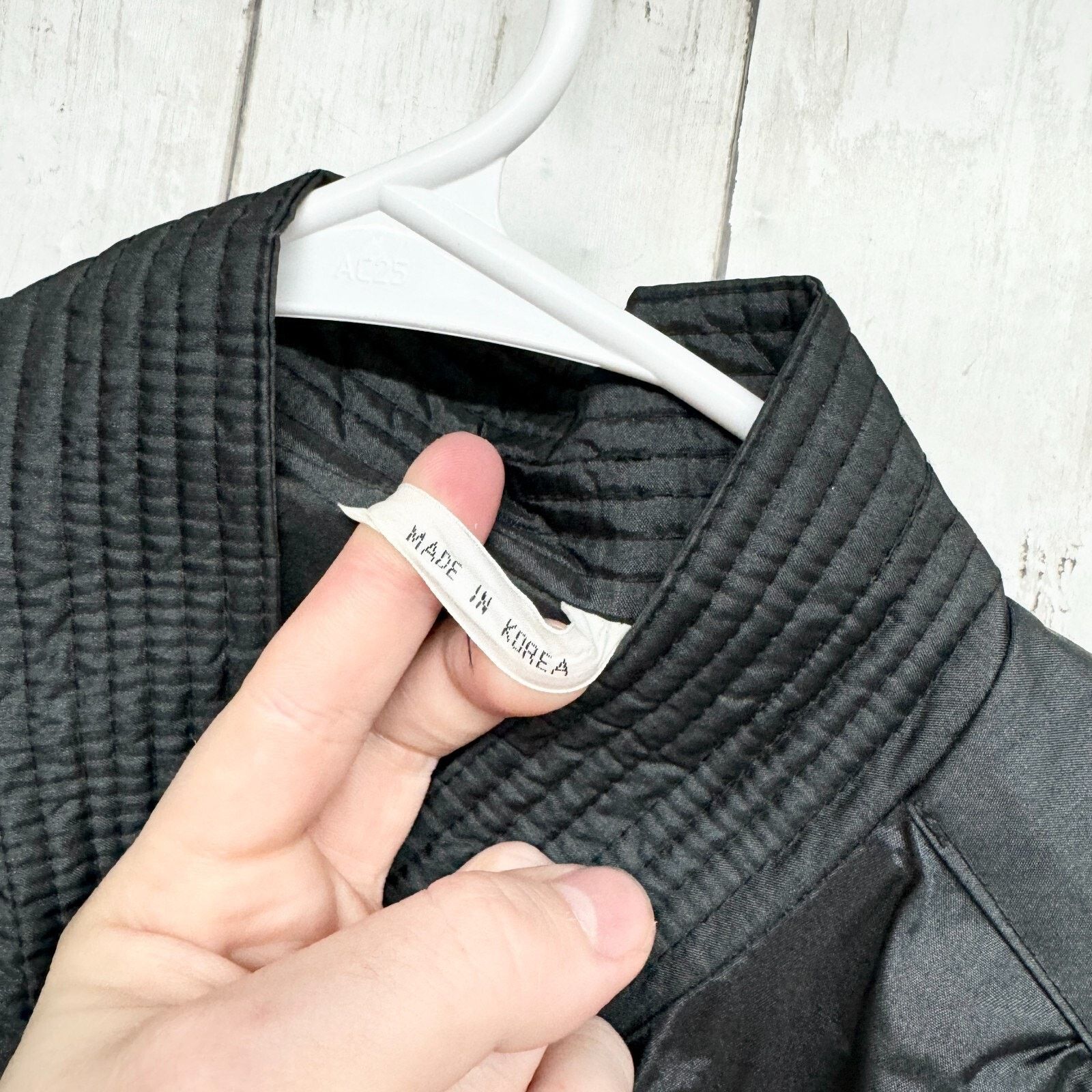 Vintage Vintage Windsor Bay Coat Size 6 Trench Sleek Black Button Size M / US 6-8 / IT 42-44 - 4 Thumbnail