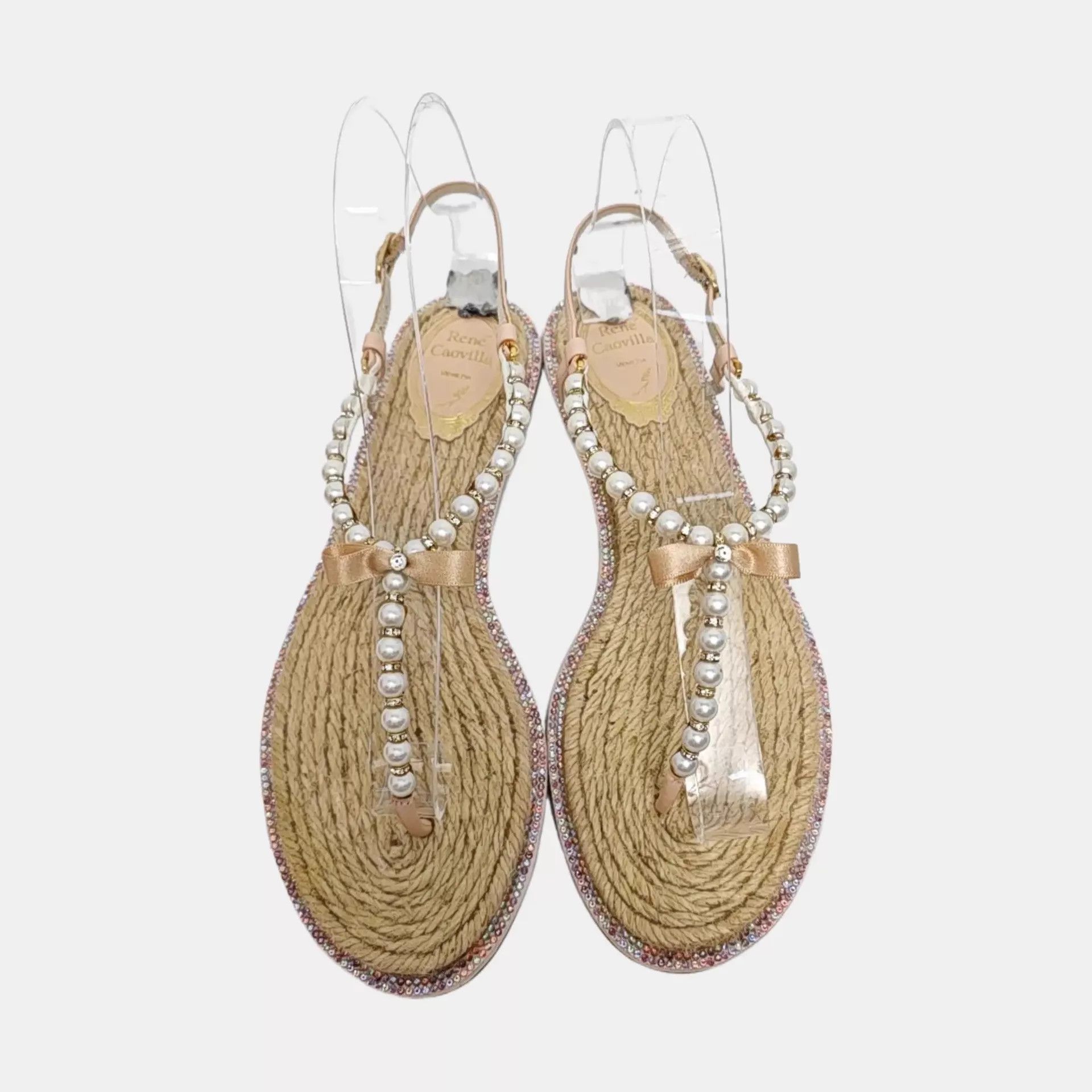 Rene Caovilla Rene+Caovilla flat sandal 38 EU Size US 7.5 / IT 37.5 - 1 Thumbnail