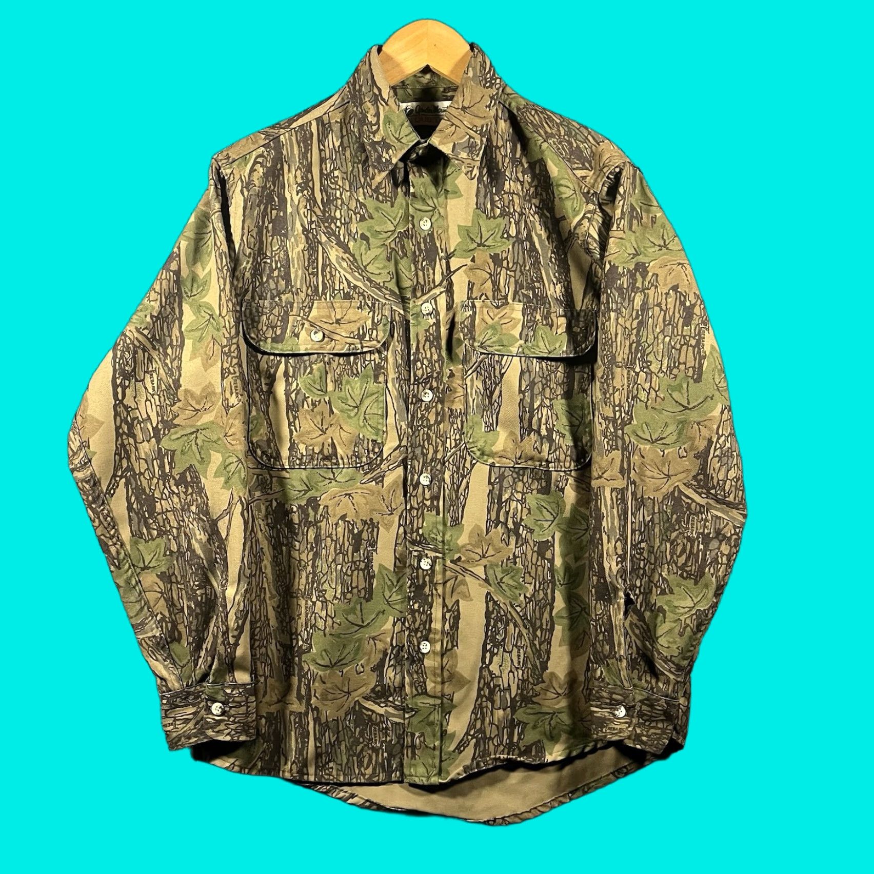 Vintage VINTAGE Gander Mountain Quiet Camo Flannel Shirt Men’s Medium USA Hunting 80s Size US M / EU 48-50 / 2 - 1 Thumbnail