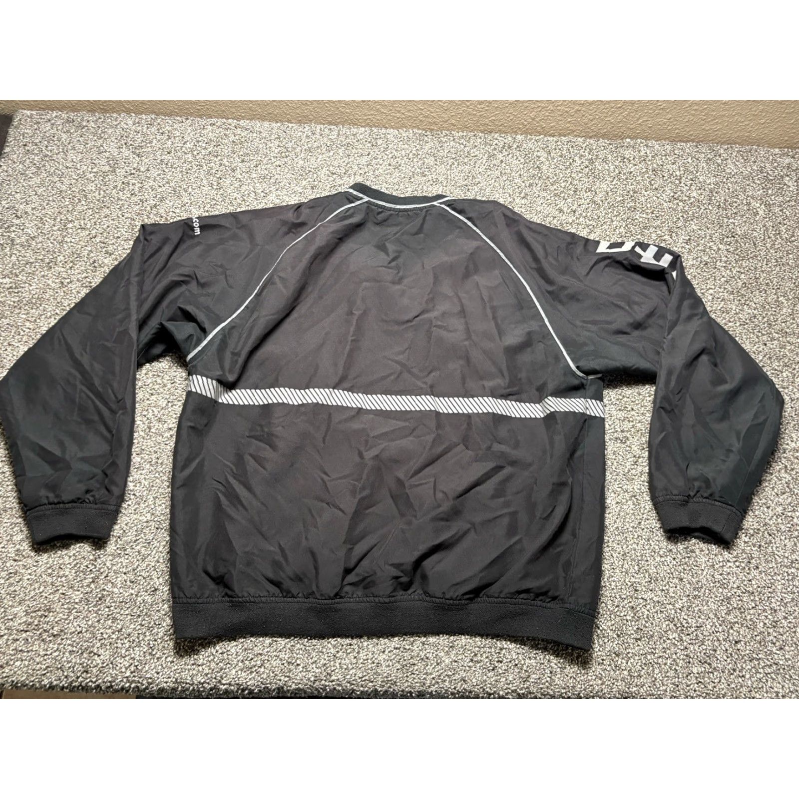 Vintage UHAUL Jacket Reflective Mens Large Black Pullover Windbreaker Size US L / EU 52-54 / 3 - 2 Thumbnail
