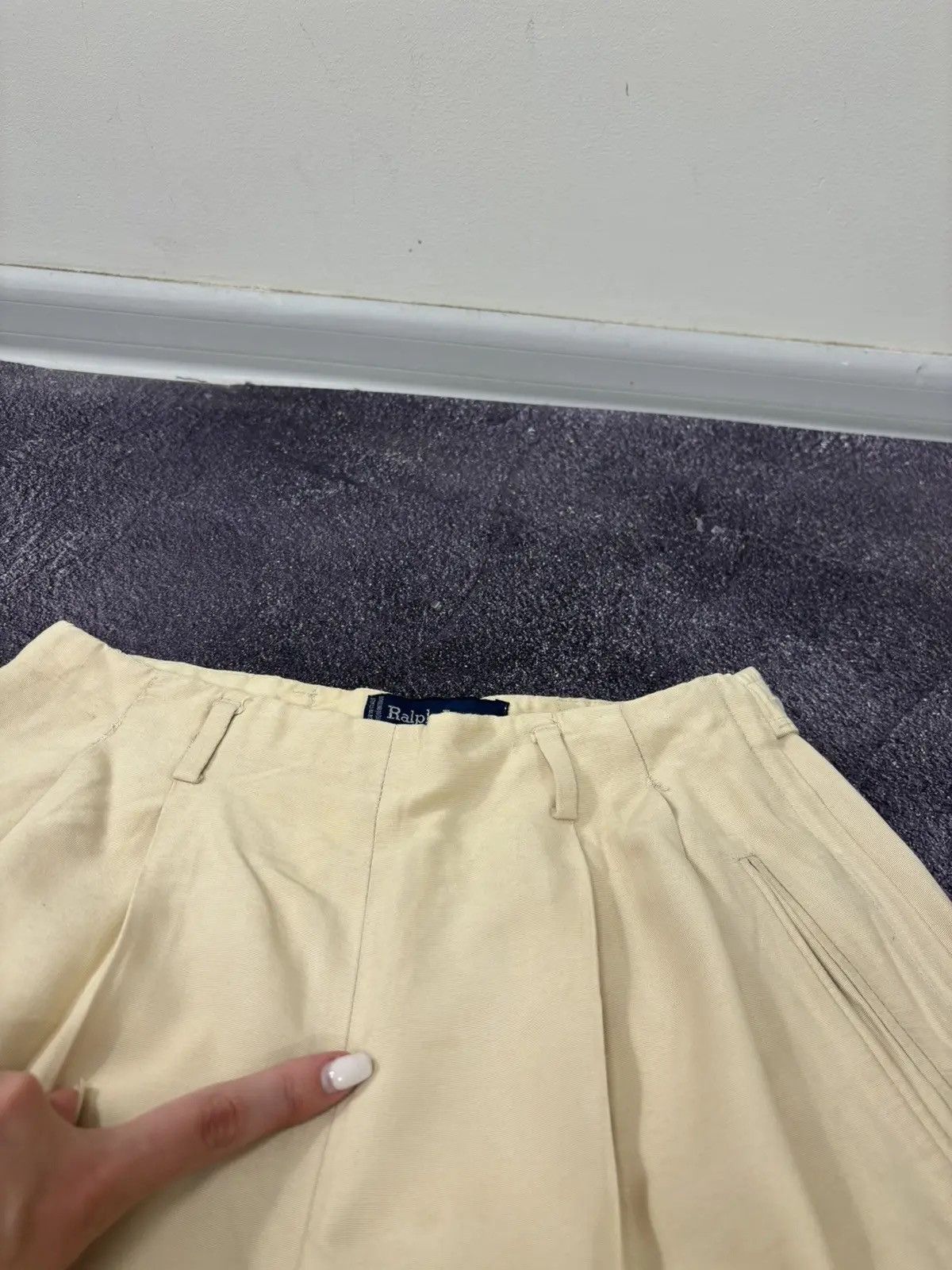 Polo Ralph Lauren × Ralph Lauren × Vintage Vintage Ralph Lauren Women’s Casual Luxury Mini Shorts Size 28" / US 6 / IT 42 - 7 Thumbnail