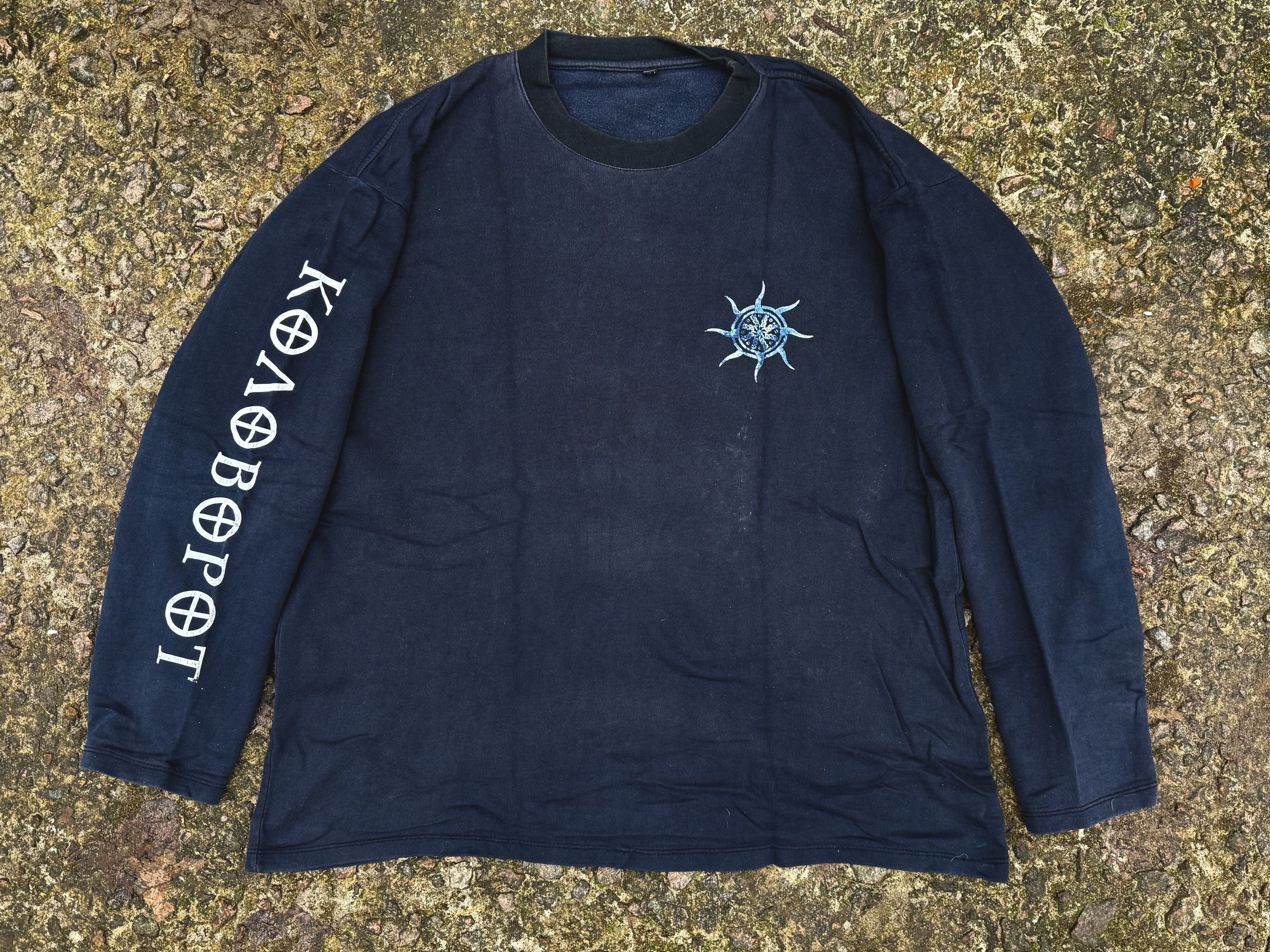 Band Tees Kolovorot fest vintage sweatshirt 00s Size US XL / EU 56 / 4 - 1 Thumbnail