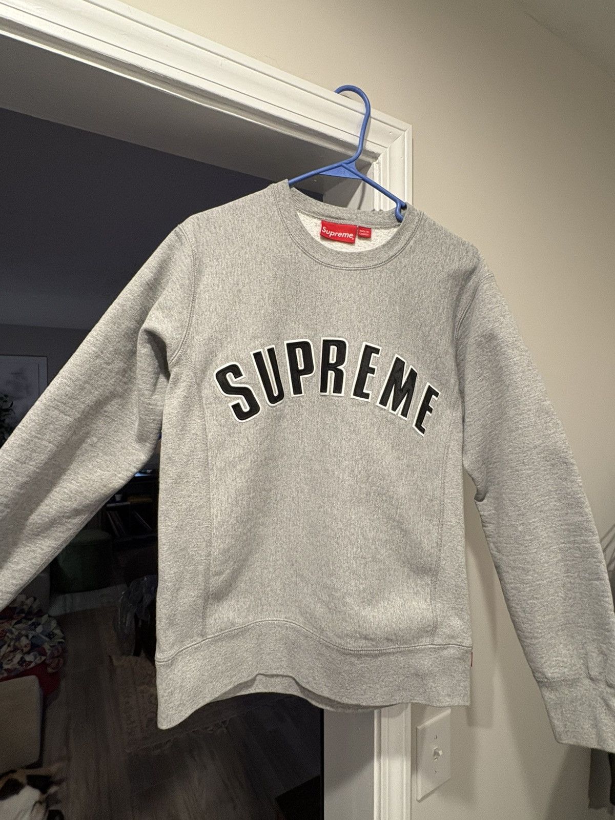 Supreme Arc Logo Crewneck FW15 / Medium / Grey