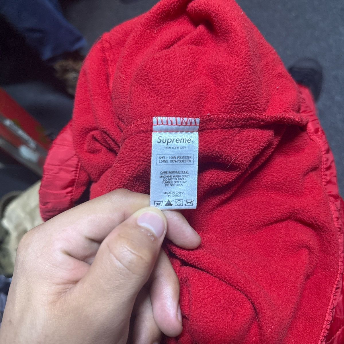 Supreme × Vintage Supreme Arc Logo Quilted Half Zip Size US M / EU 48-50 / 2 - 5 Thumbnail