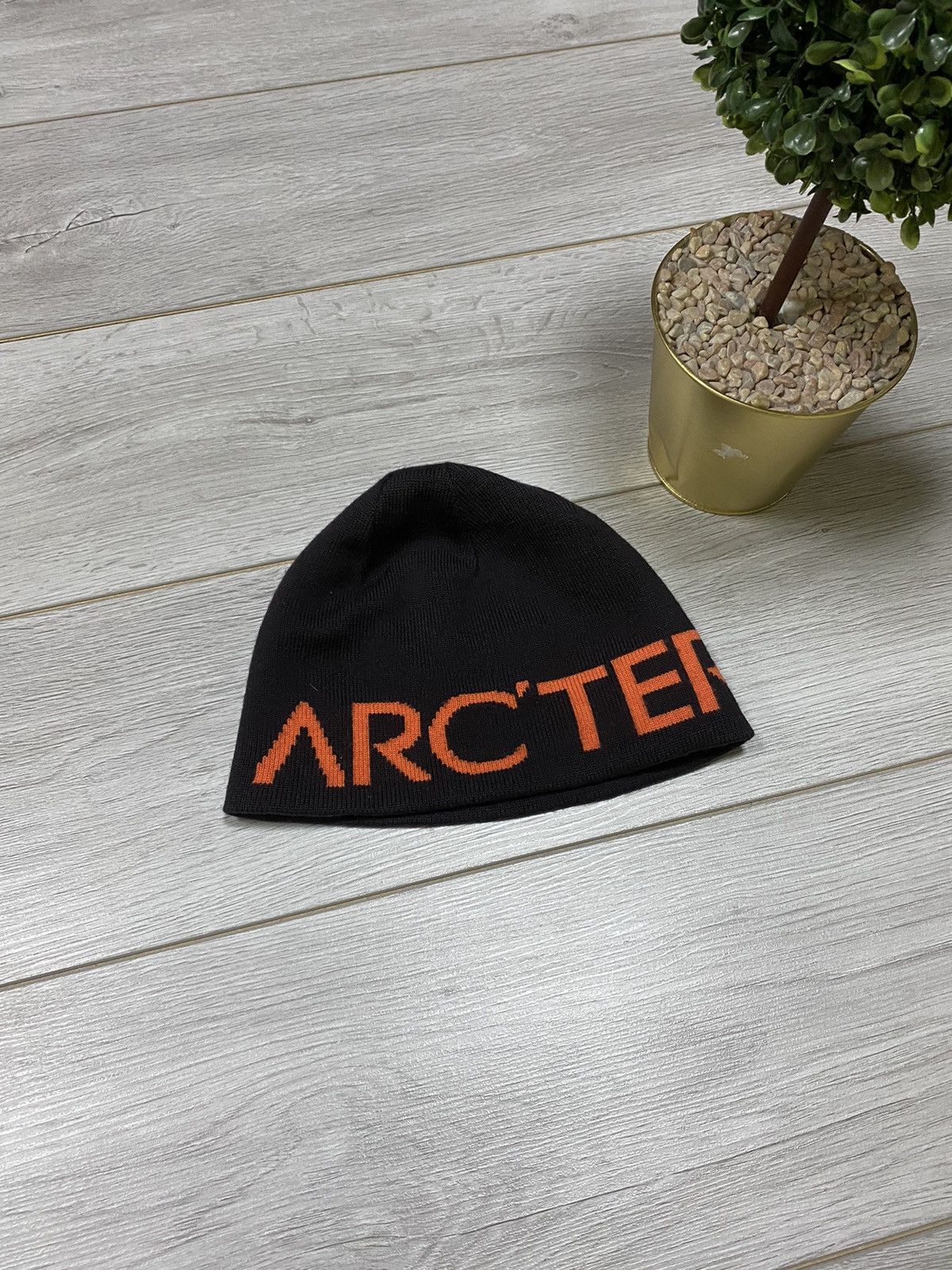 Arc'teryx 🐝 Arcteryx 🍊 wool hat word head toque letters spell out Size ONE SIZE - 2 Thumbnail